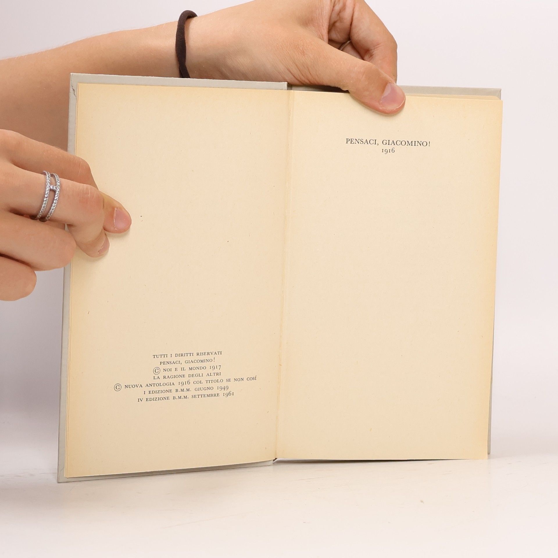 Luigi Pirandello Pensaci, Giacomino!, La ragione degli altri