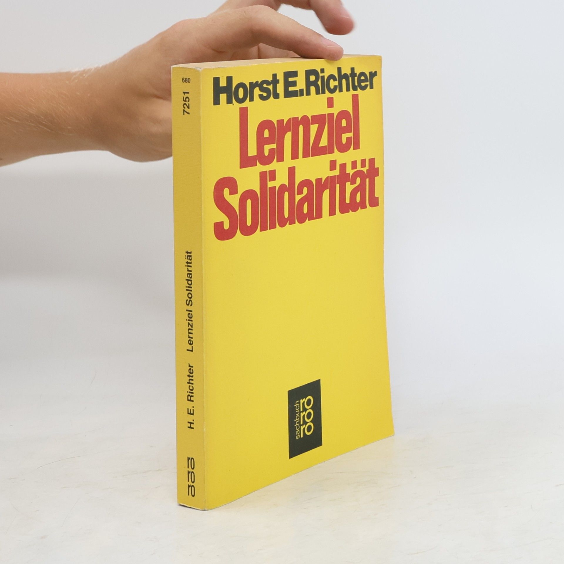 Horst-Eberhard Richter Lernziel Solidarität