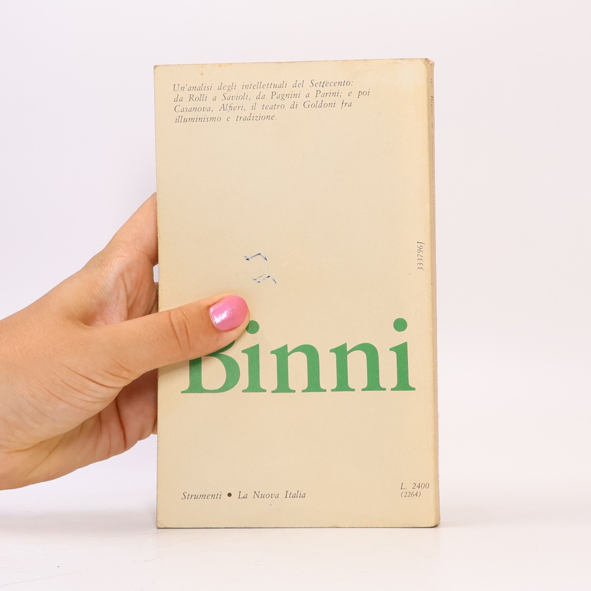 Walter Binni Classicismo e Neoclassicismo