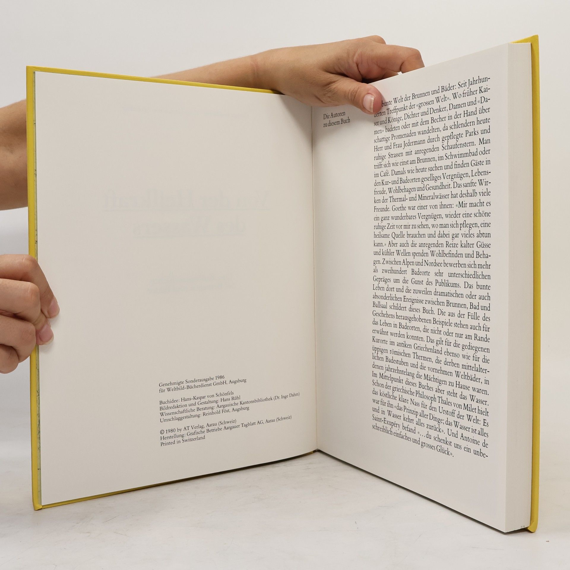Various authors Von der Heilkraft des Wassers