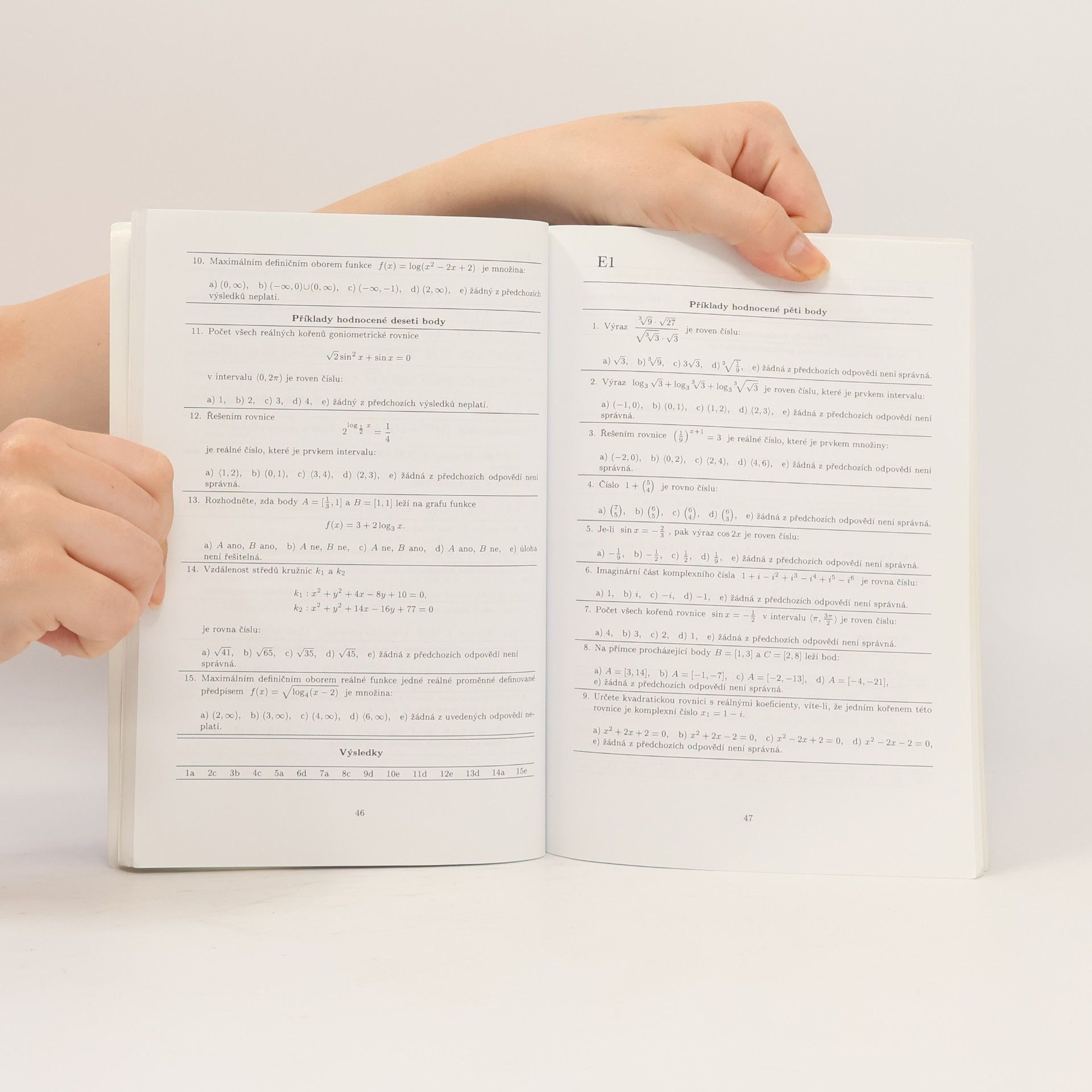 Miloš Kaňka Přijímací zkoušky z matematiky na vysoké školy