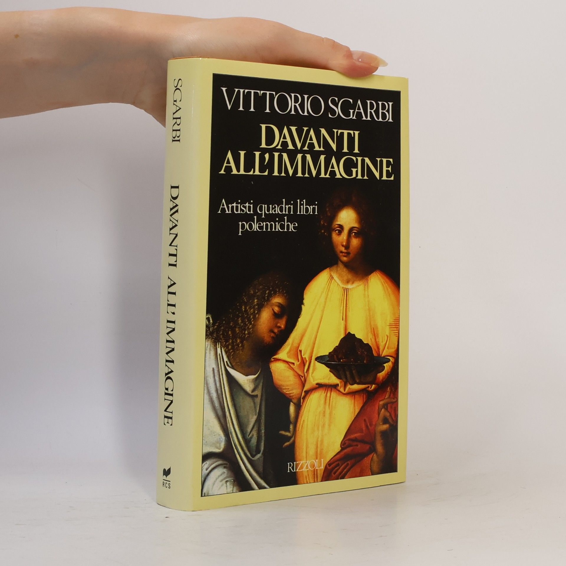 Vittorio Sgarbi Davanti all'immagine