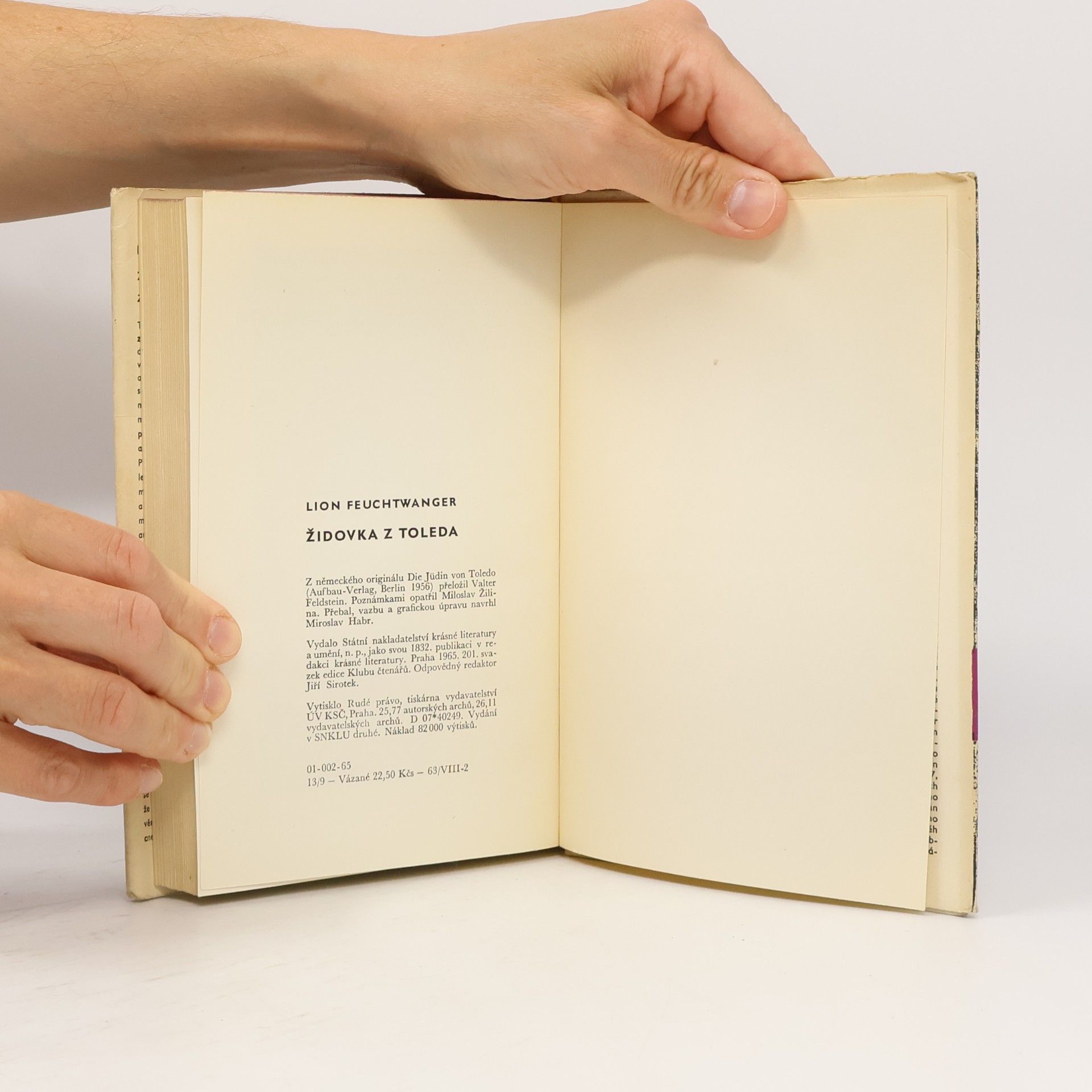 Lion Feuchtwanger Židovka z Toleda