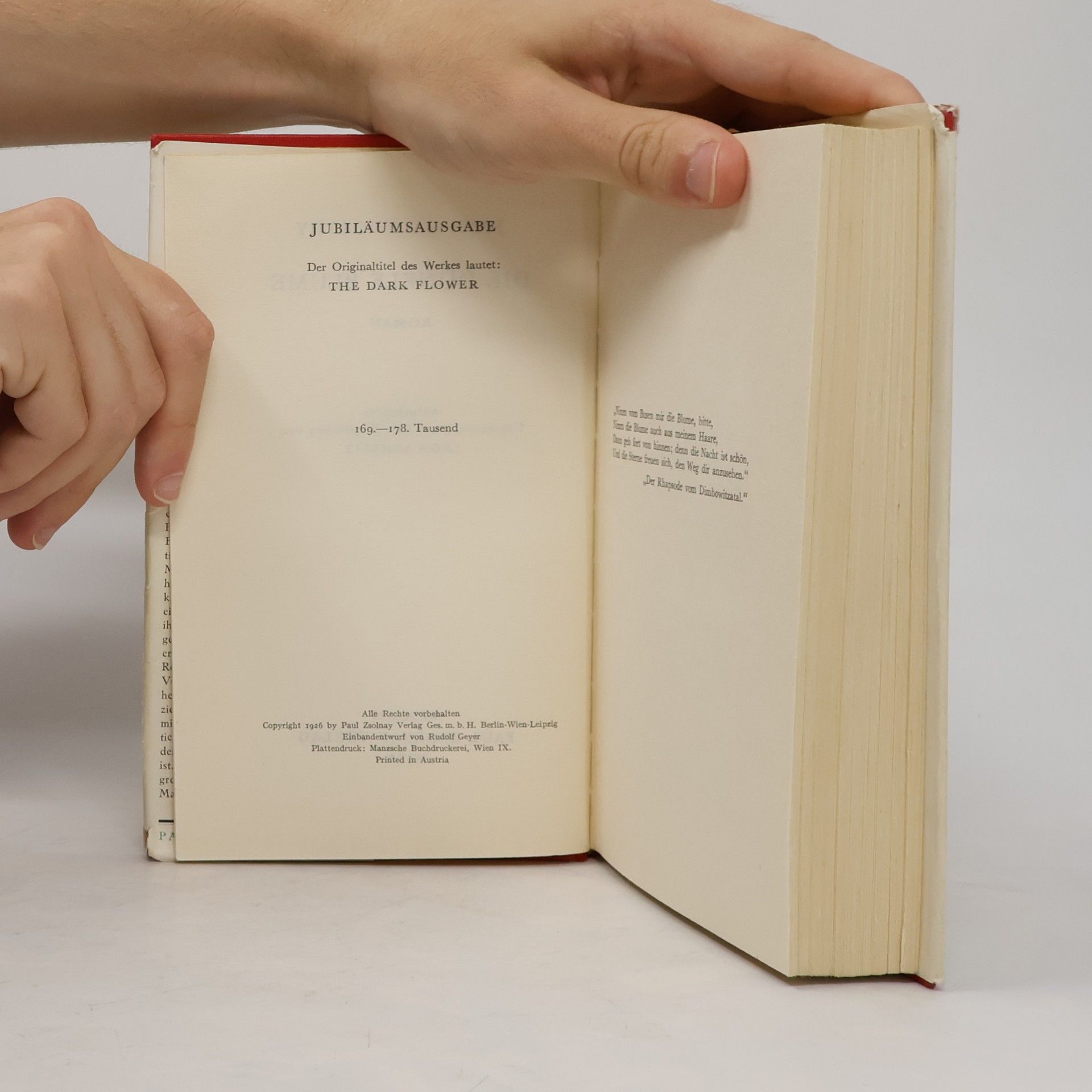 John Galsworthy Die dunkle Blume