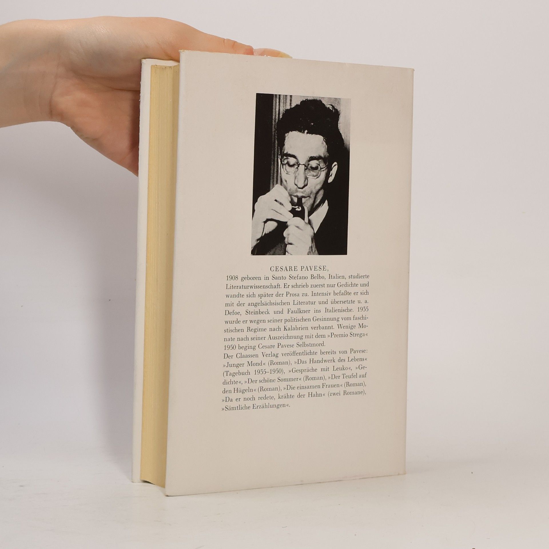 Cesare Pavese Schriften zur Literatur