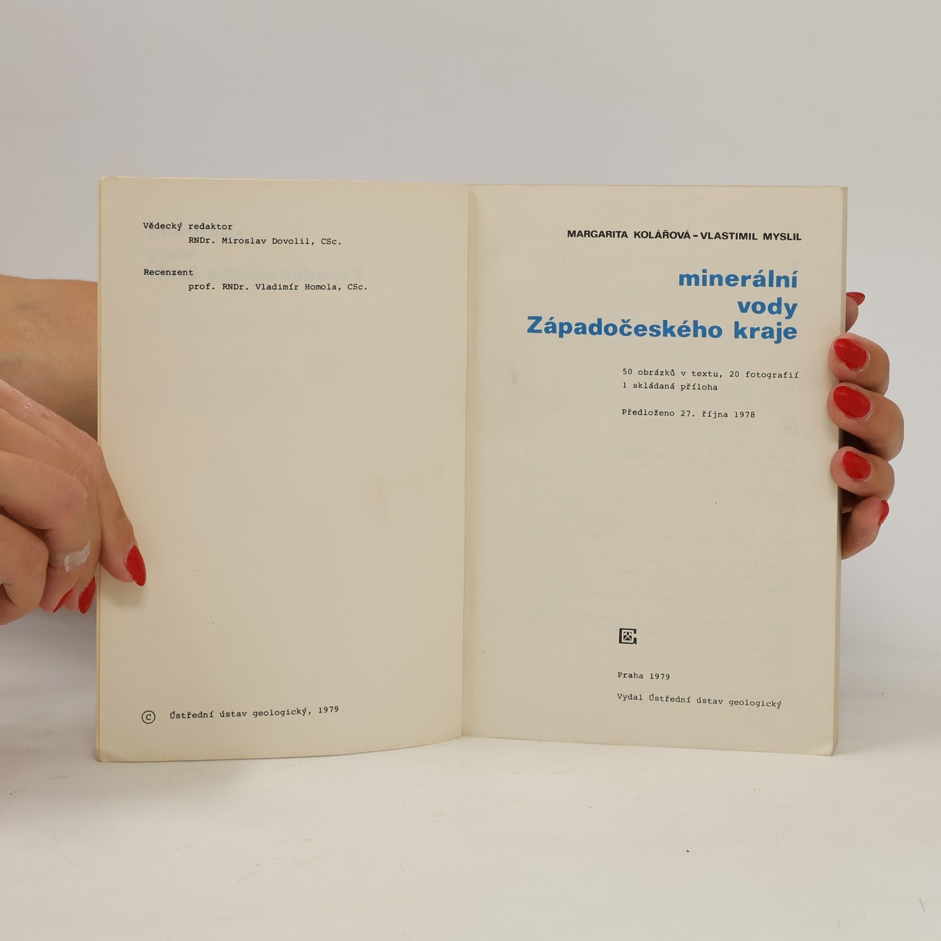 Margarita Kolářová Minerální vody Západočeského kraje
