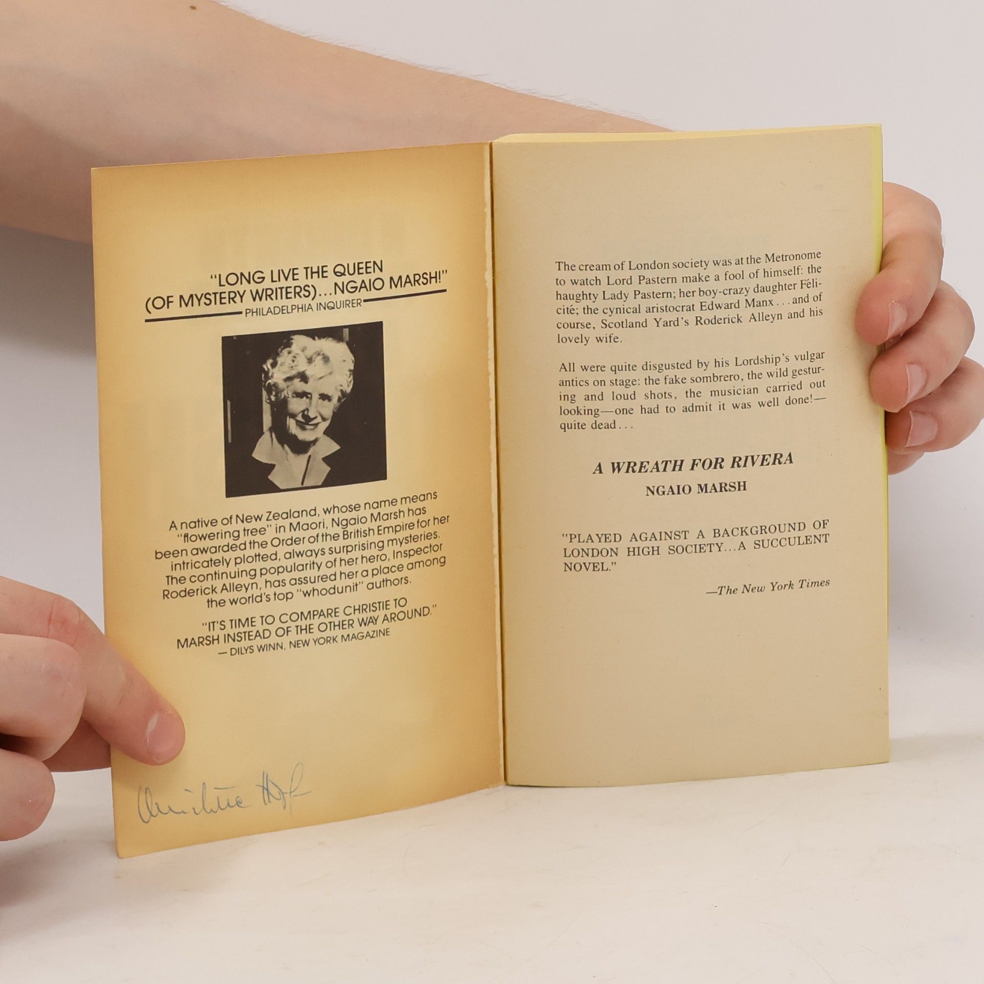 Ngaio Marsh Jove Mystery: A Wreath for Rivera