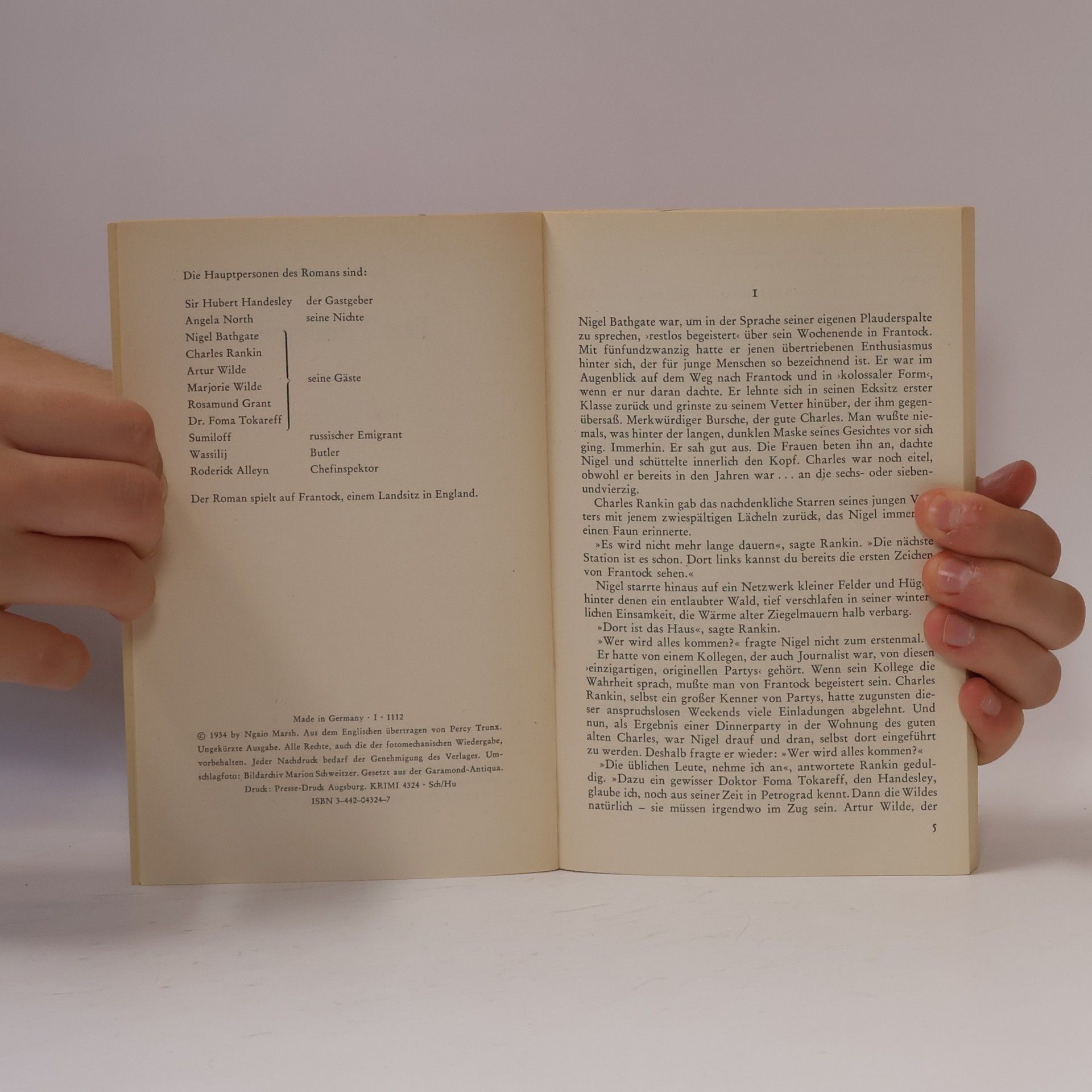 Ngaio Marsh Das Todesspiel