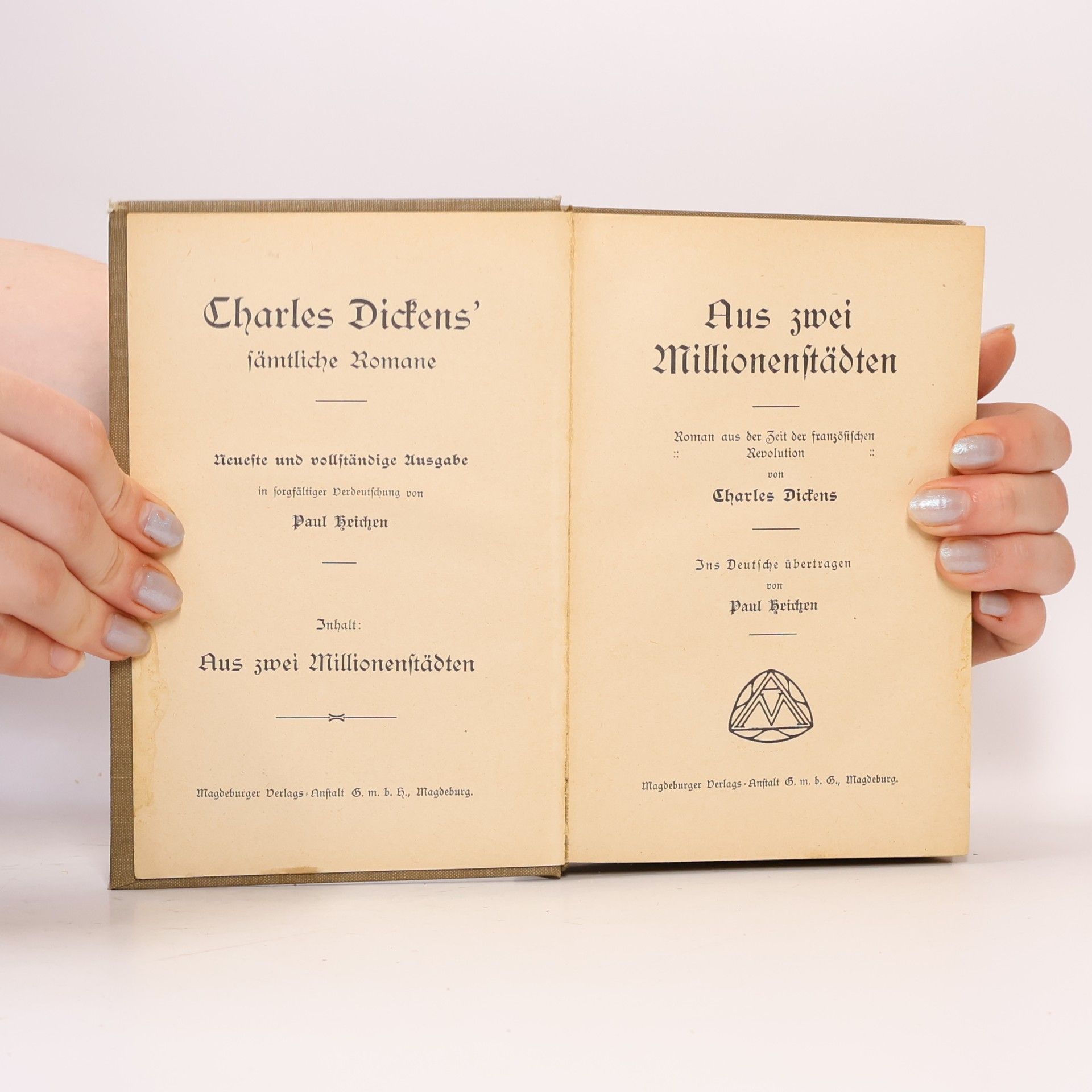 Charles Dickens Aus zwei Millionenstädten