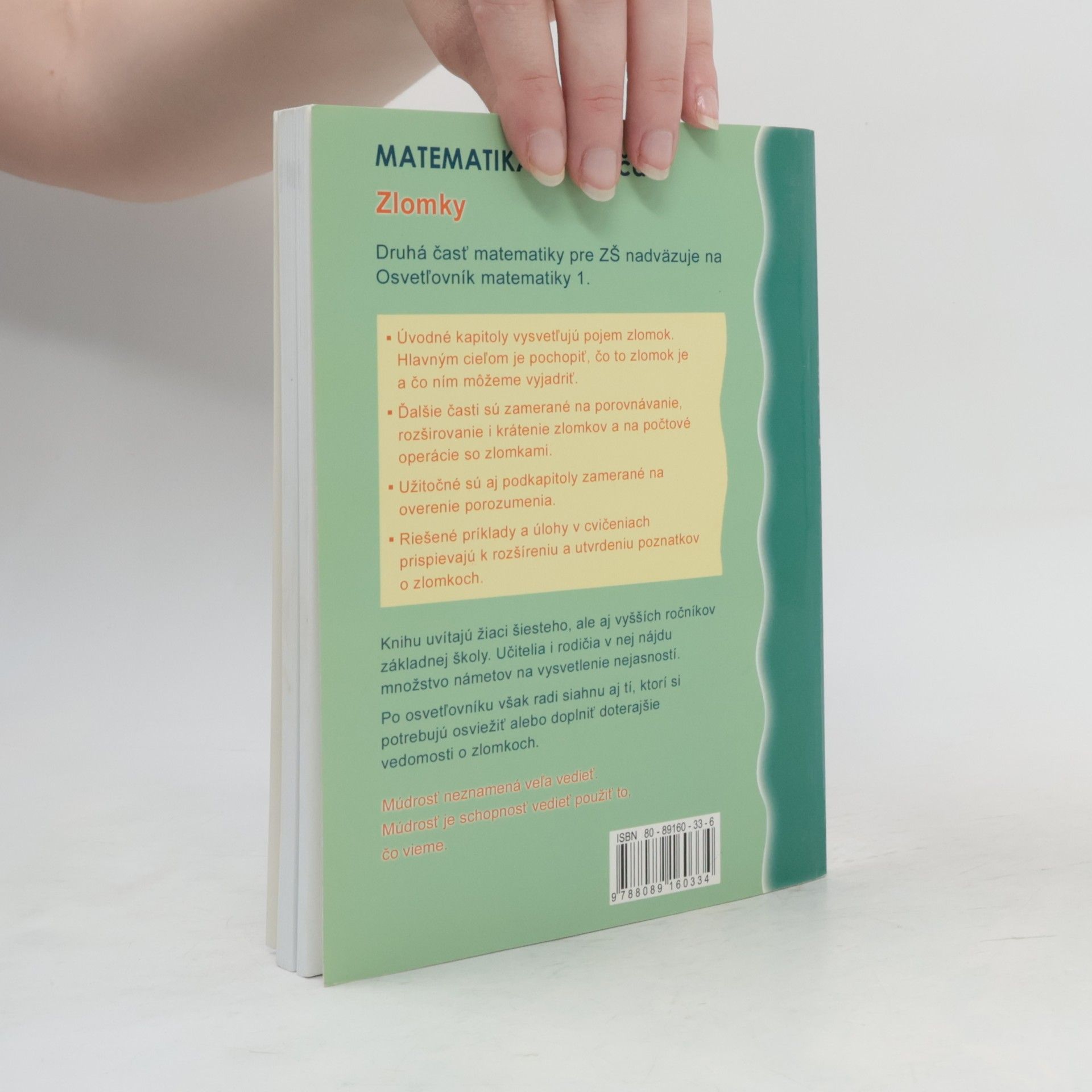 Kolektiv autorů Osvetľovník matematiky 2 - Zlomky