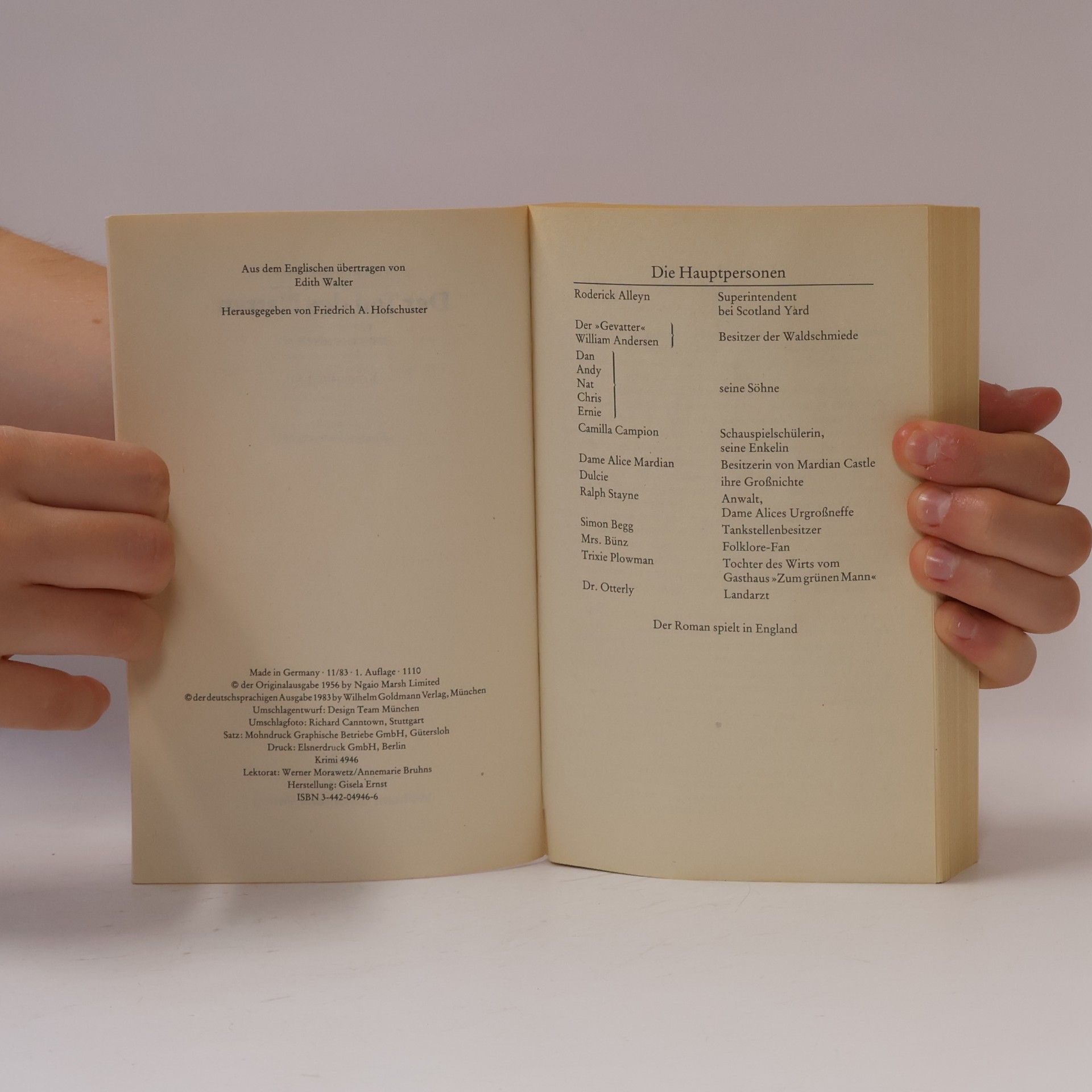 Ngaio Marsh Der Tod des Narren. Ein Inspektor-Alleyn-Roman