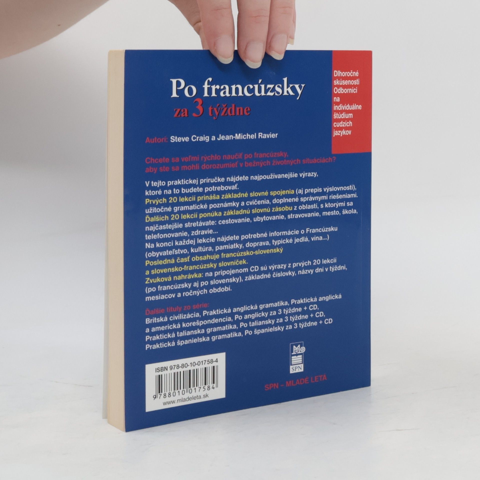 Steve Craig Po francúzsky za 3 týždne