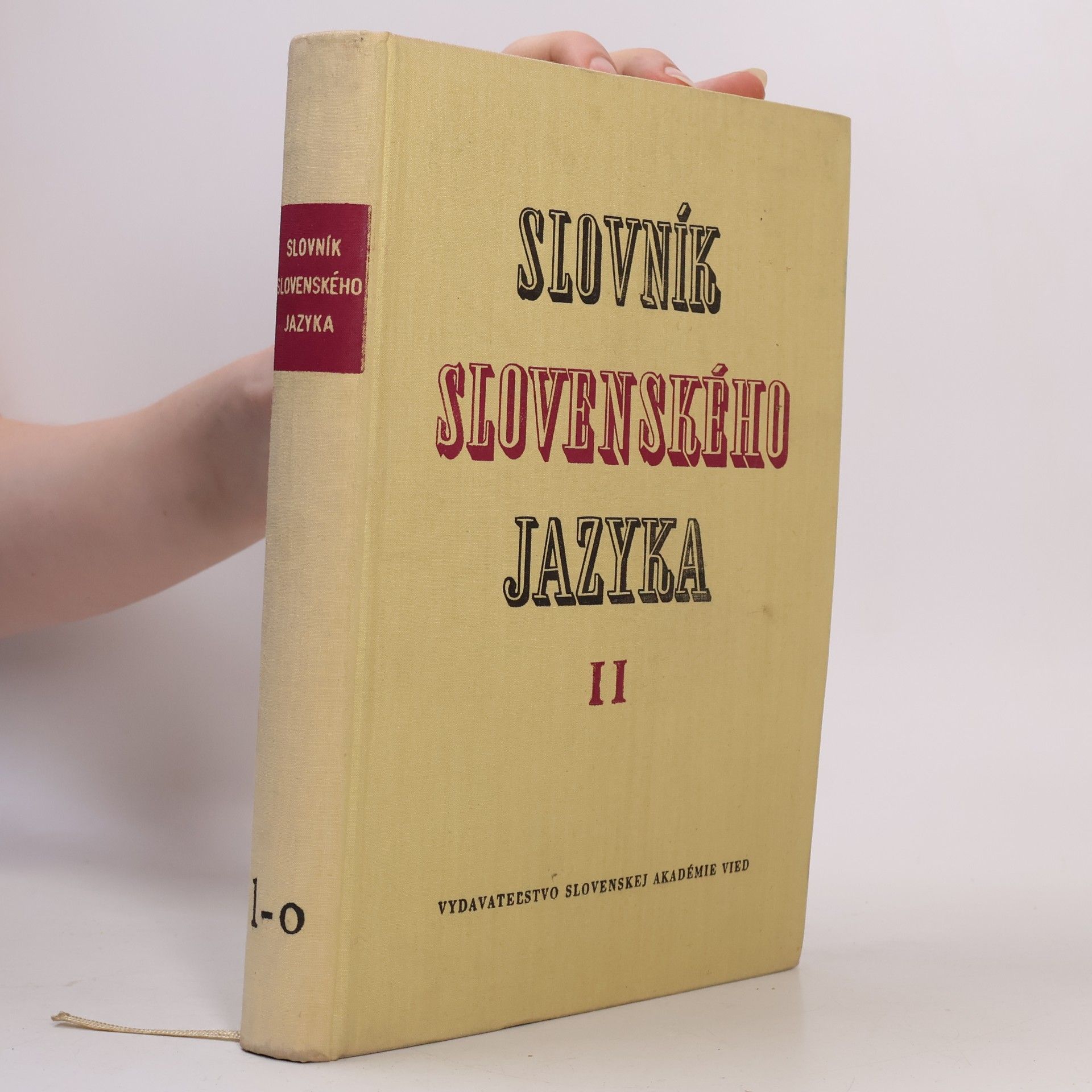Štefan Peciar Slovník slovenského jazyka II. L-O