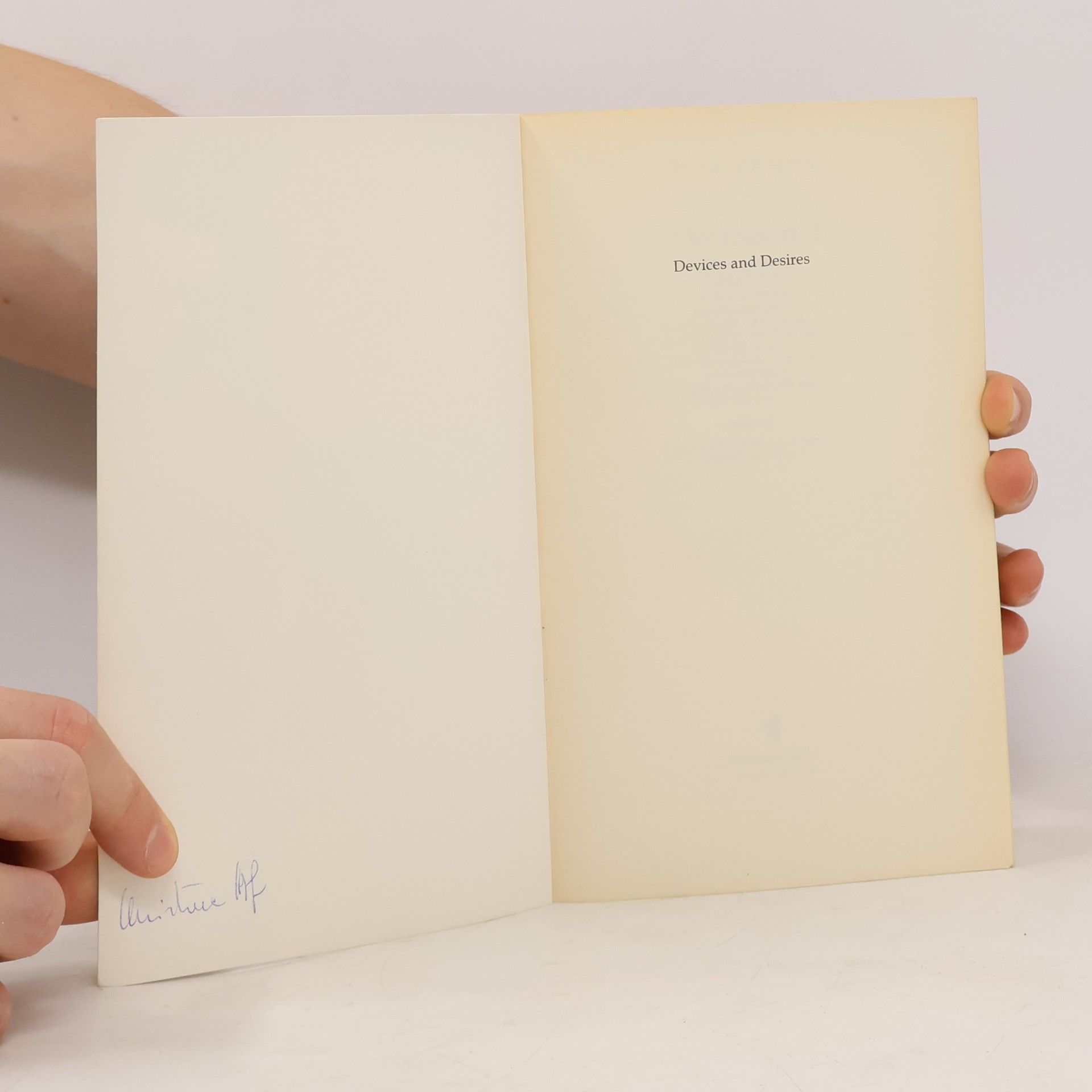 Phyllis Dorothy James Devices and desires