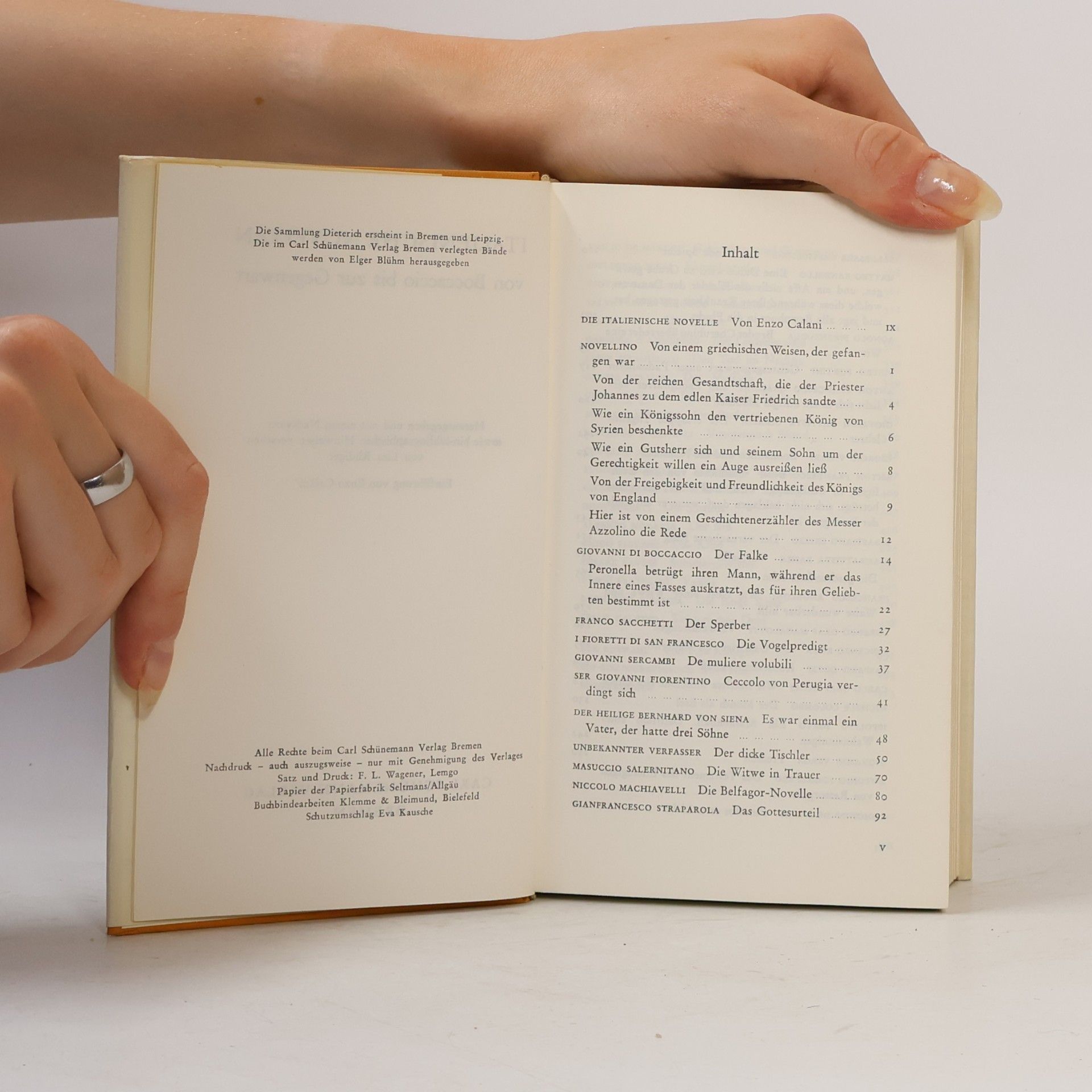 Collectif d'auteurs Italienische Novellen