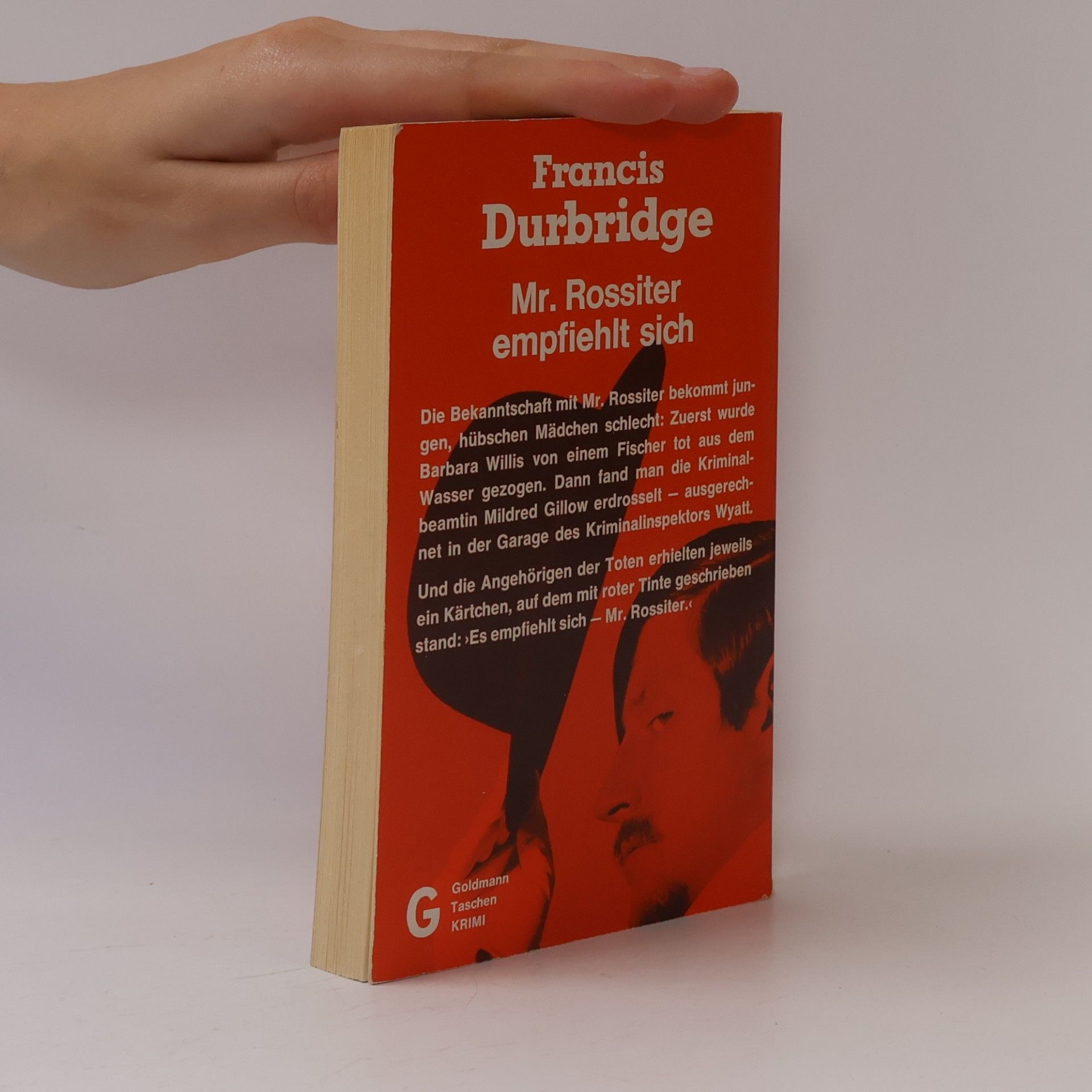 Francis Durbridge M[iste]r Rossiter empfiehlt sich