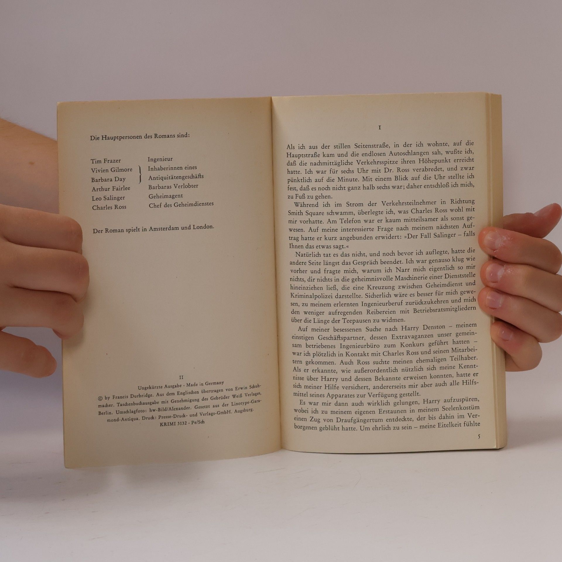 Francis Durbridge Tim Frazer und der Fall Salinger
