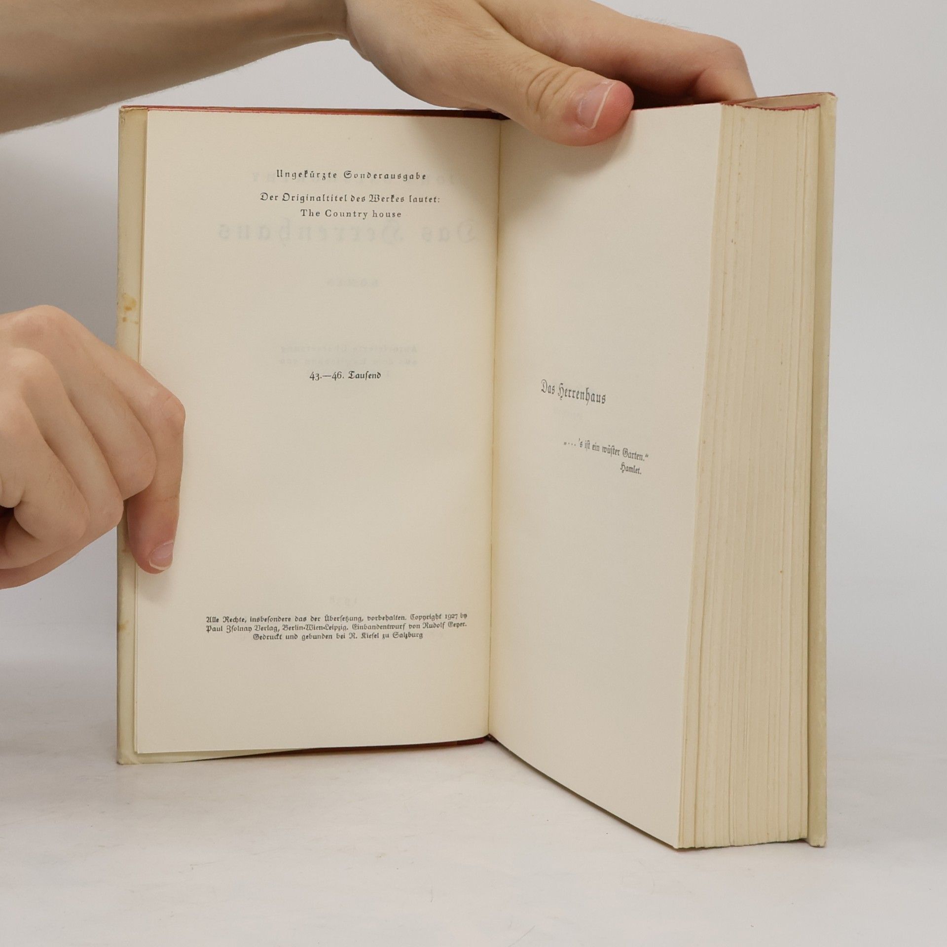 John Galsworthy Das Herrenhaus