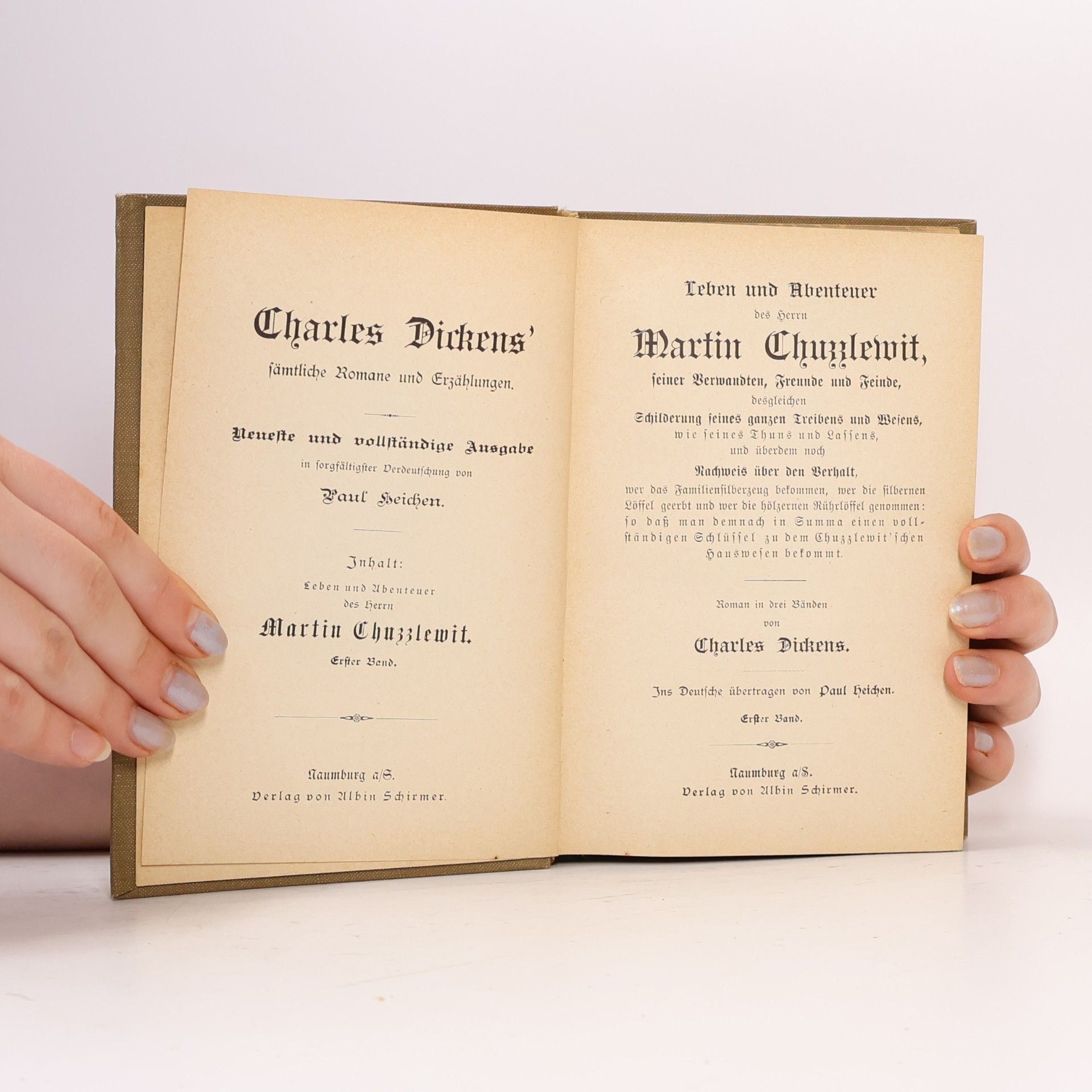 Charles Dickens Leben und Abenteuer des Herrn Martin Chuzzlewit