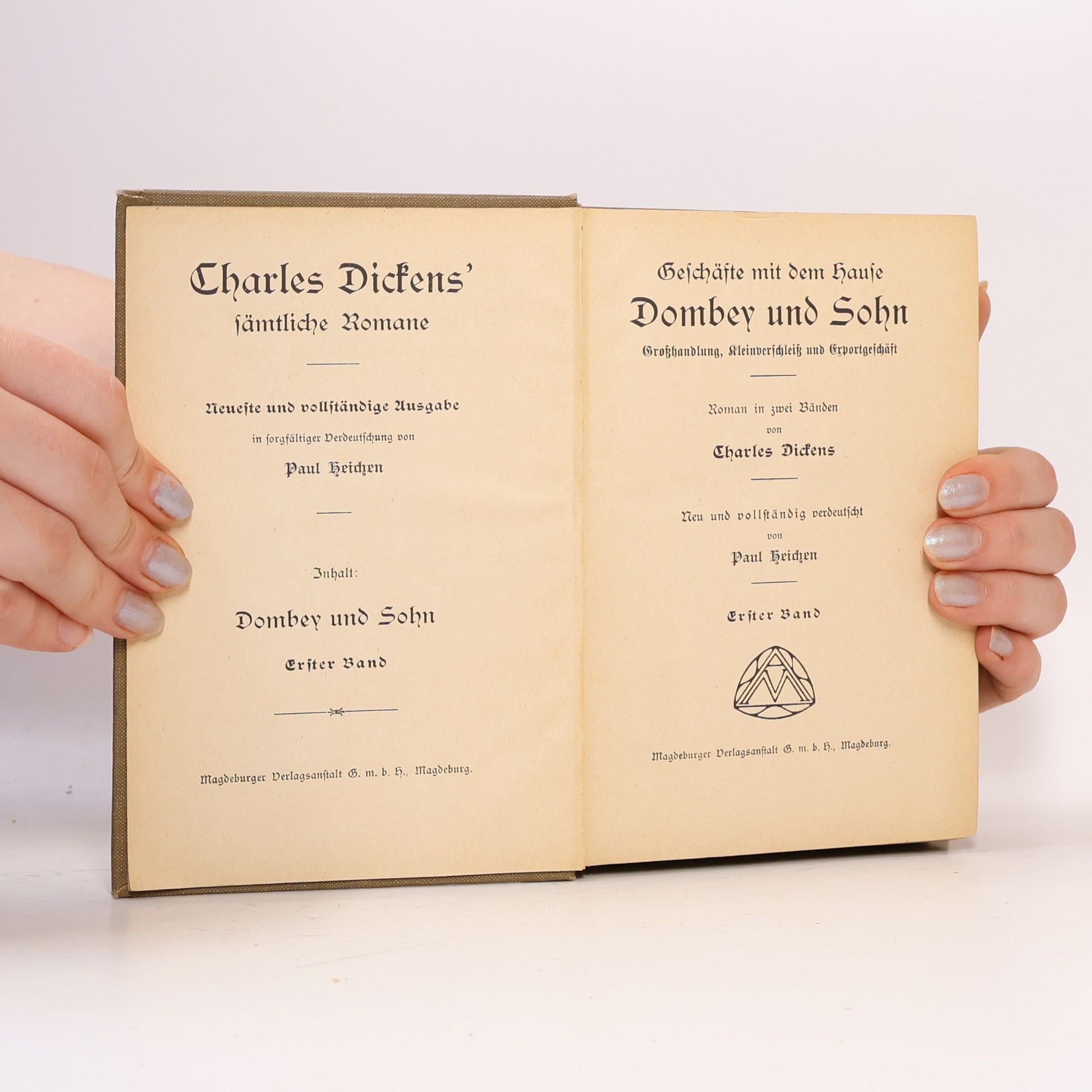 Charles Dickens Domby und Sohn