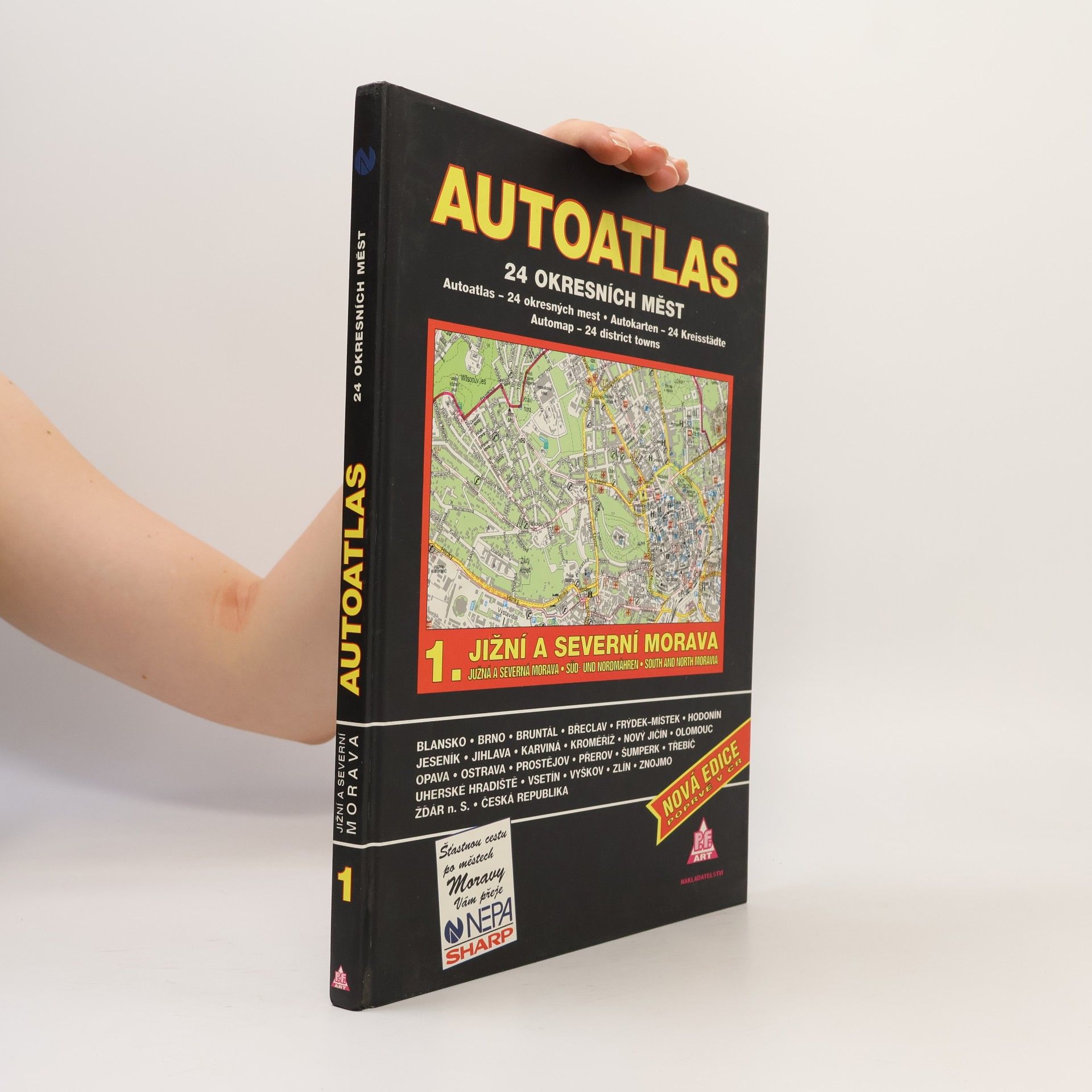 Kolektív autorov Autoatlas 1, Jižní a Severní Morava Jižní a Severní Morava