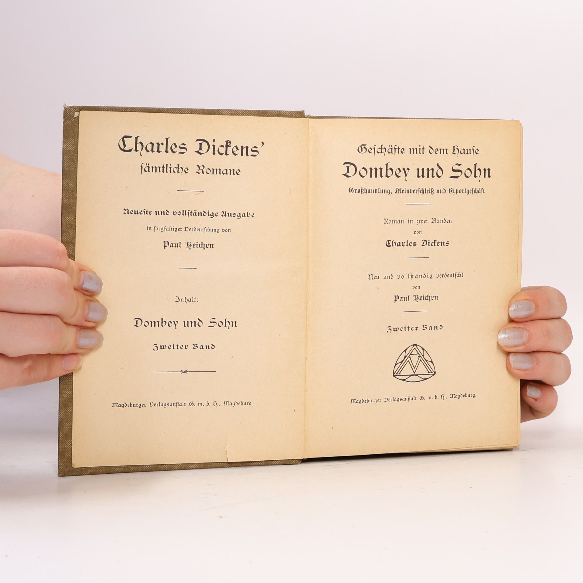 Charles Dickens Domby und Sohn