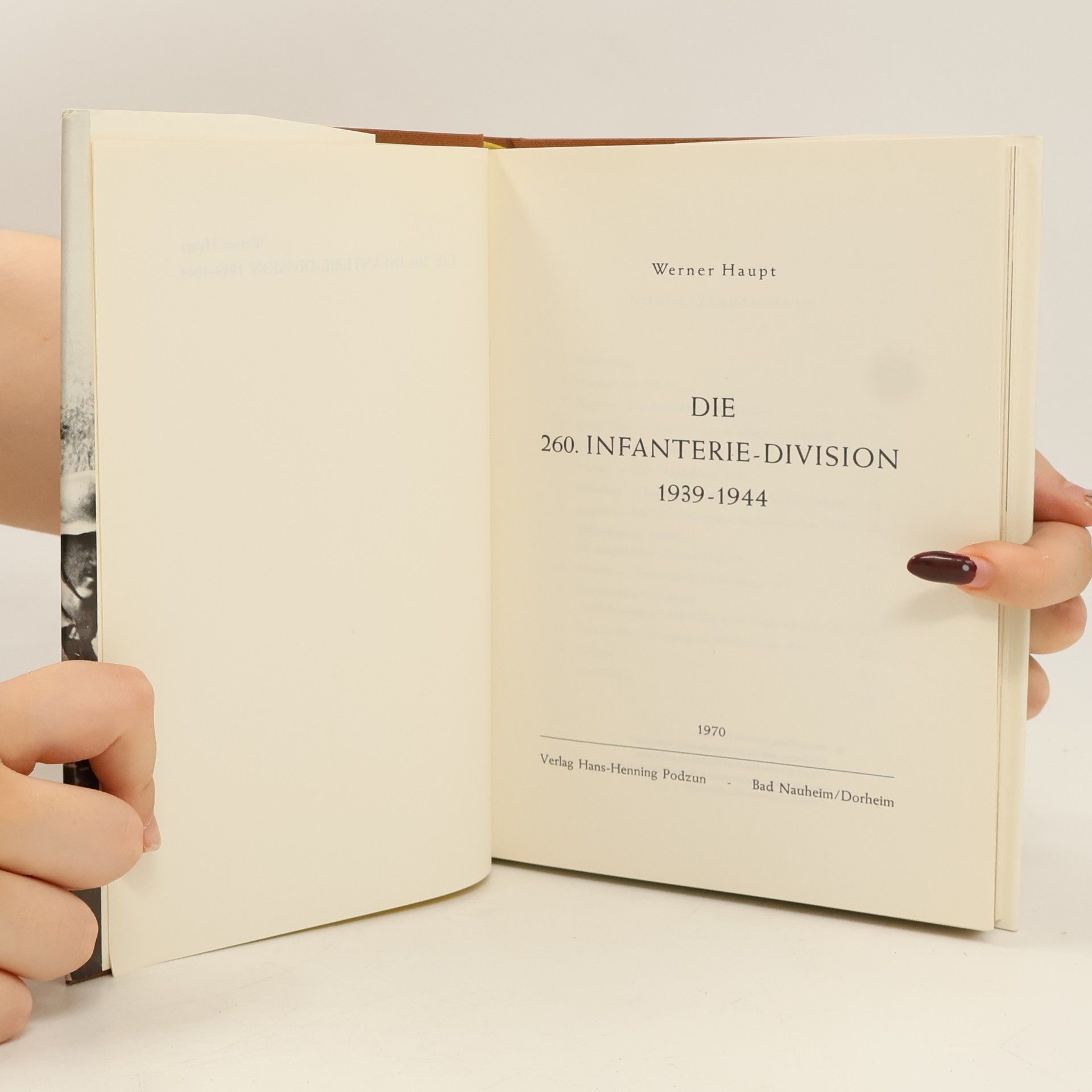 Werner Haupt Geschichte der 260. Infanterie-Division
