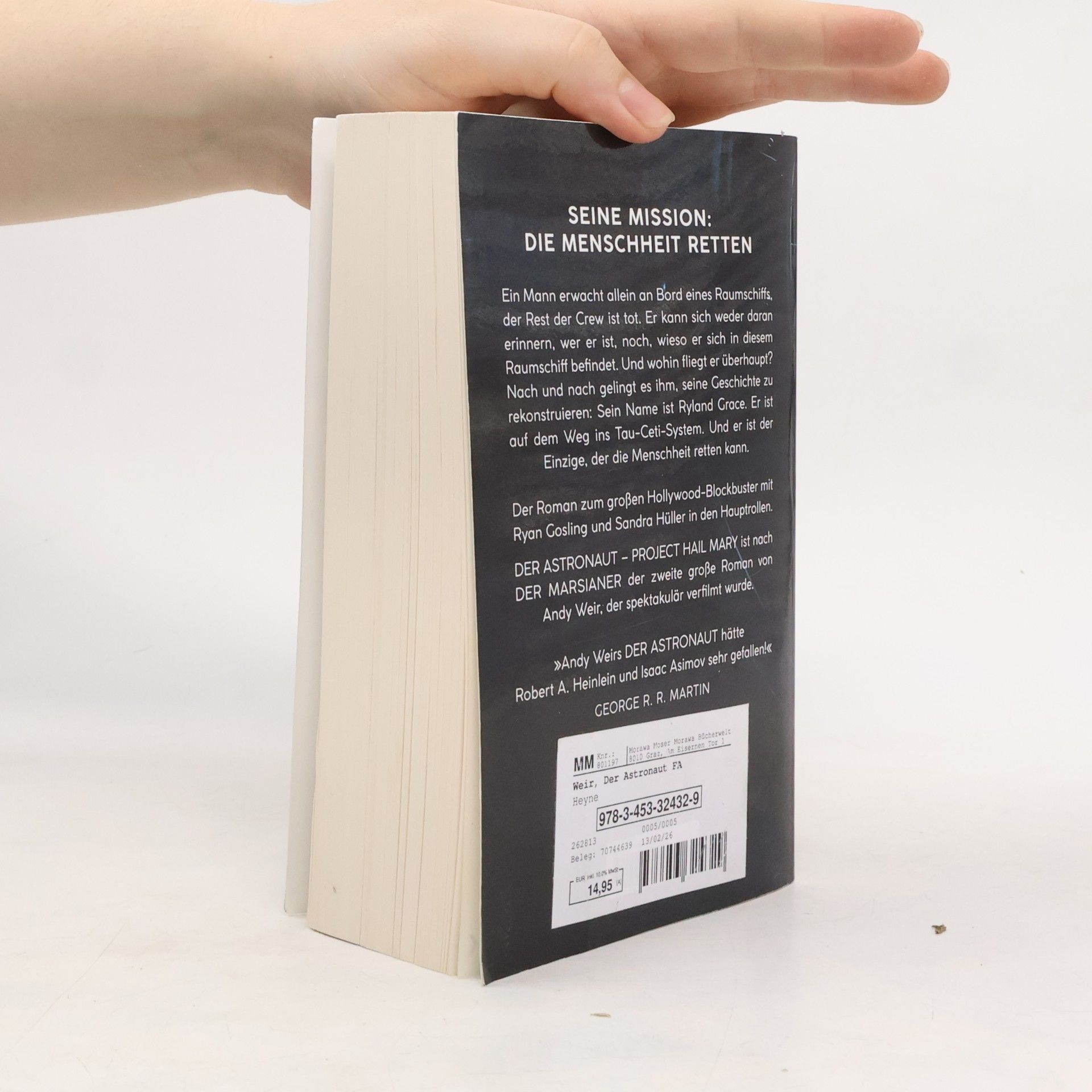 Andy Weir Der Astronaut – Project Hail Mary