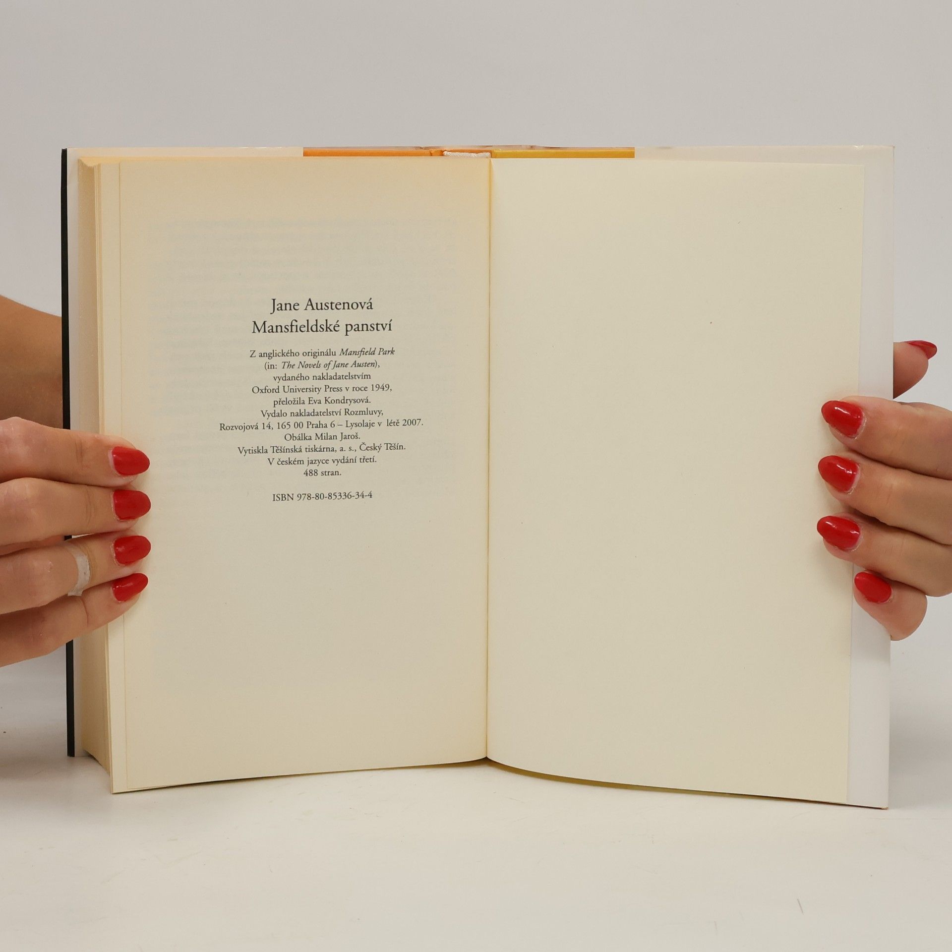 Jane Austen Mansfieldské panství