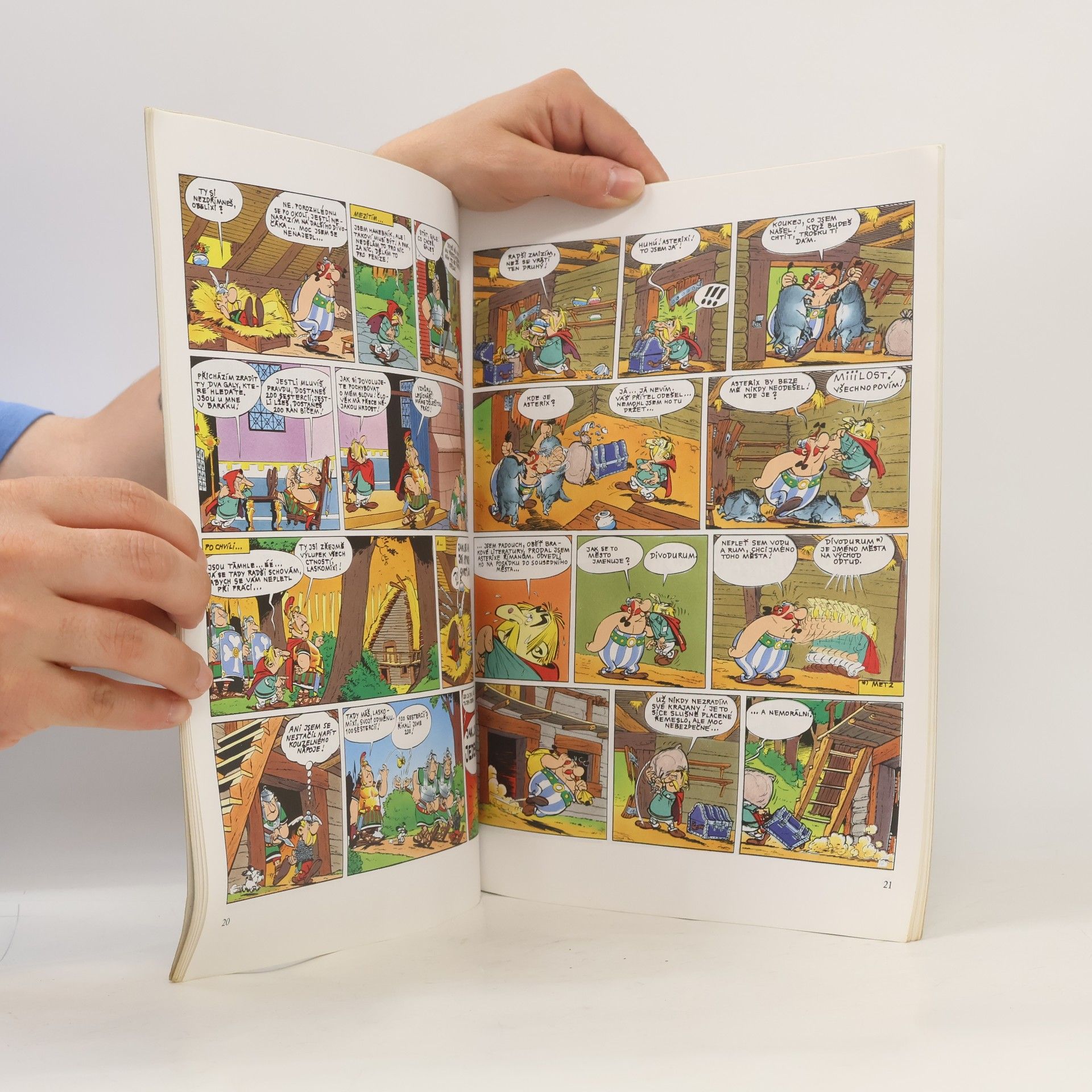 René Goscinny Asterix a cesta kolem Galie