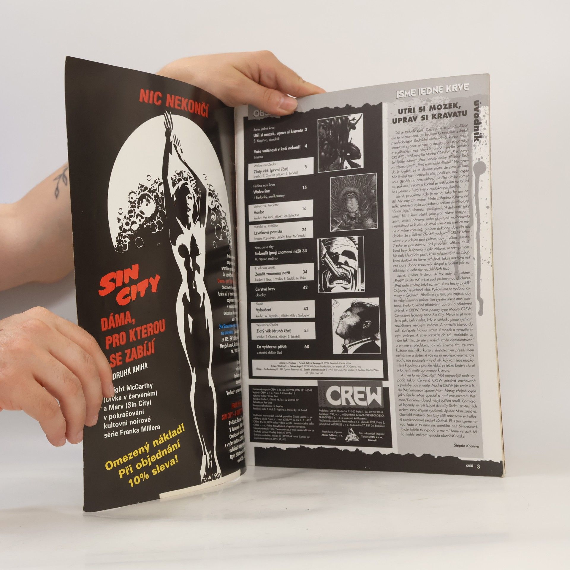 Kolektiv autorů Comicsový magazín Crew 14/1999