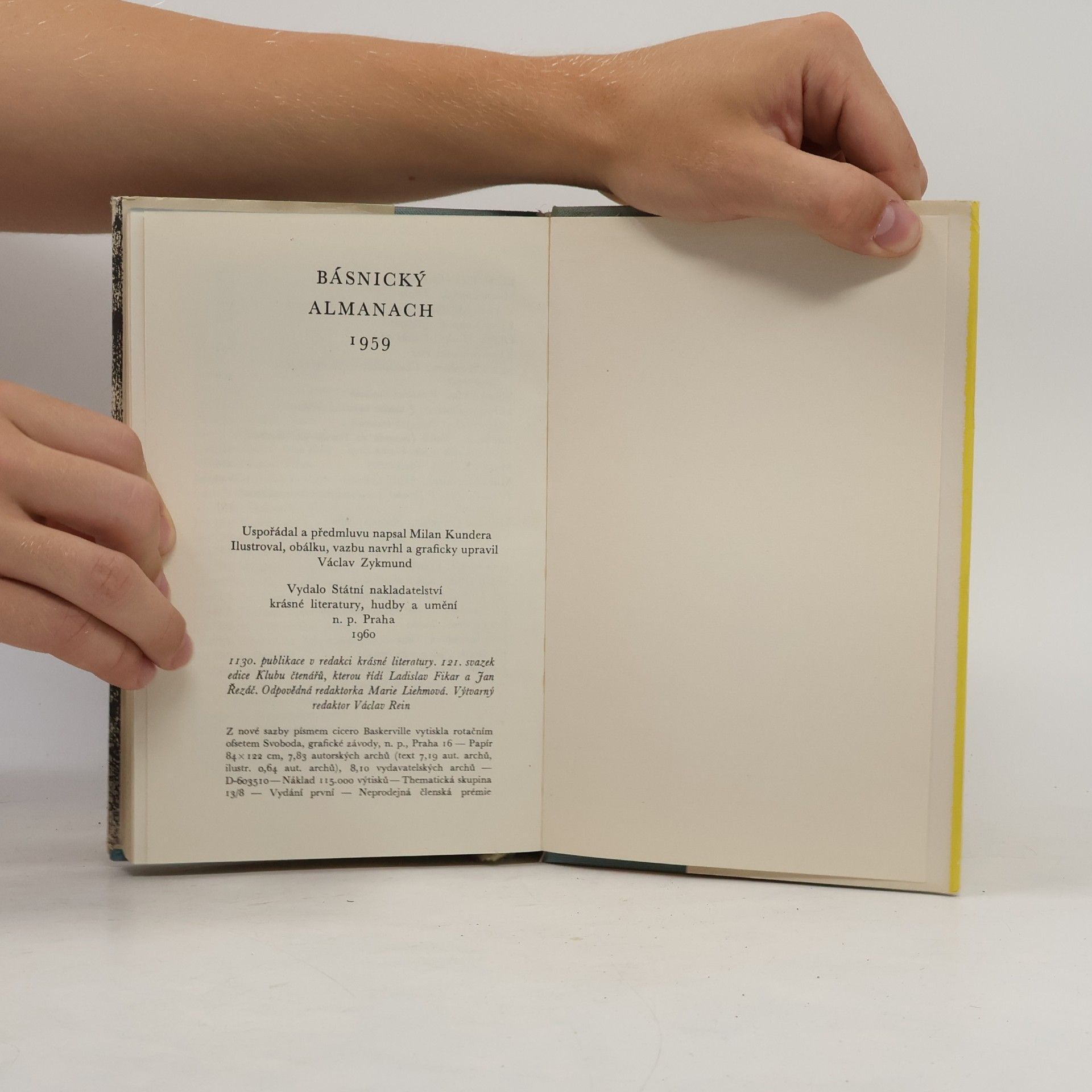 Milan Kundera Básnický almanach 1959