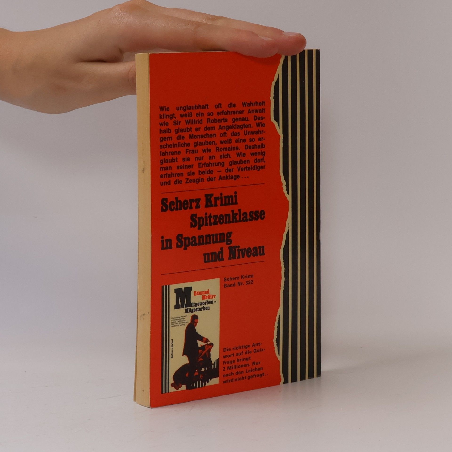 Agatha Christie Zeugin der Anklage. Der Prügelknabe
