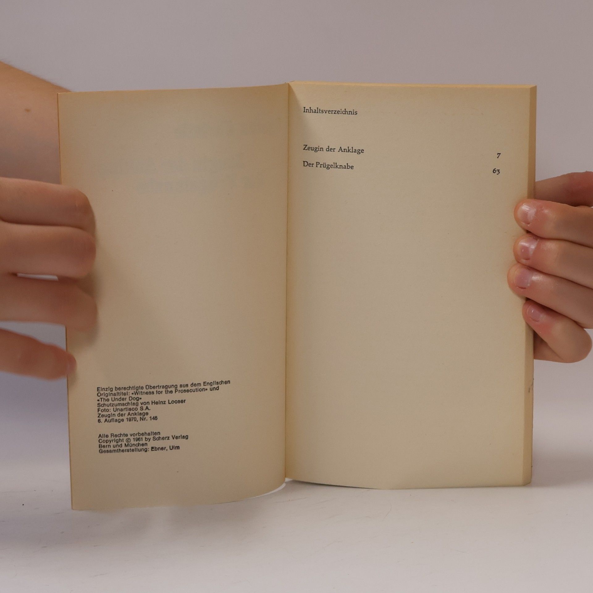 Agatha Christie Zeugin der Anklage. Der Prügelknabe