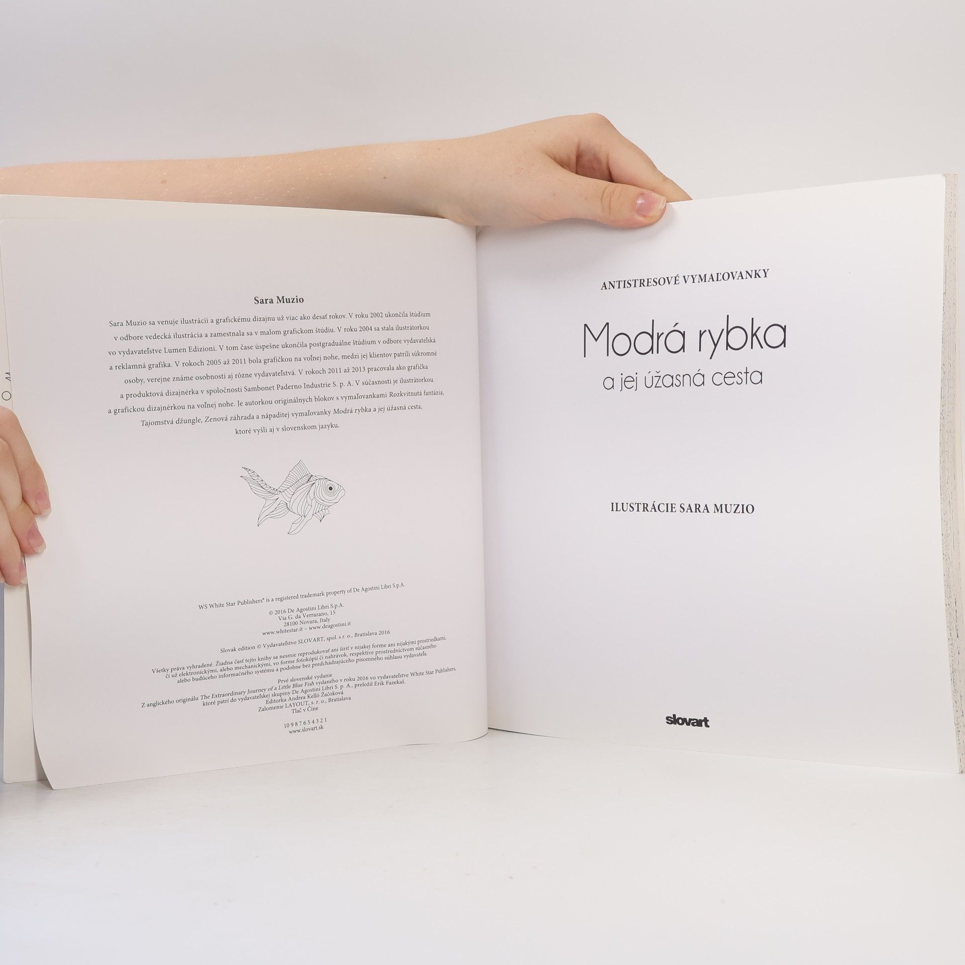 Sara Muzio Modrá rybka a jej úžasná cesta