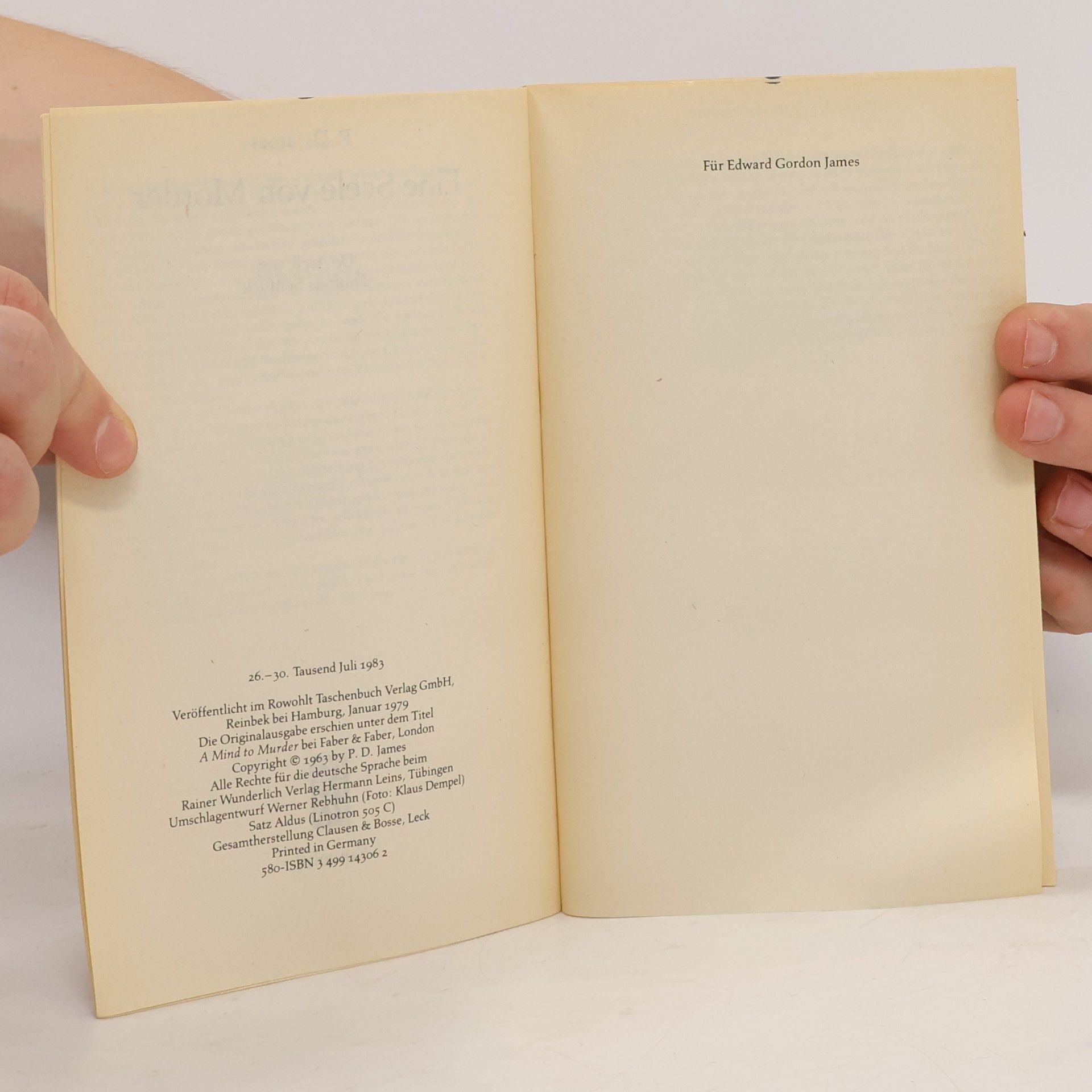 Phyllis Dorothy James Eine Seele von Mörder