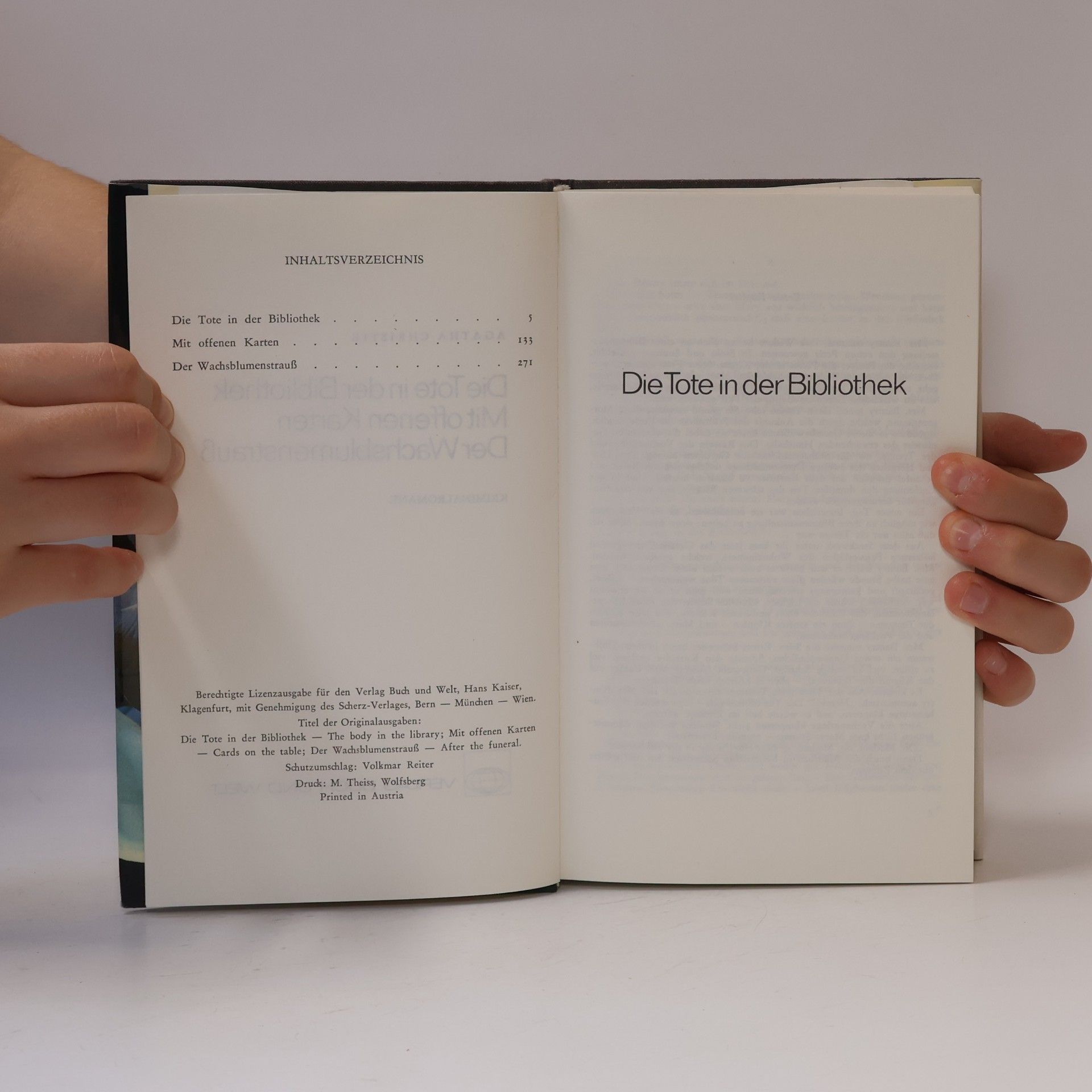 Agatha Christie Die Tote in der Bibliothek, Mit offenen Karten, Der Wachsblumensrauß