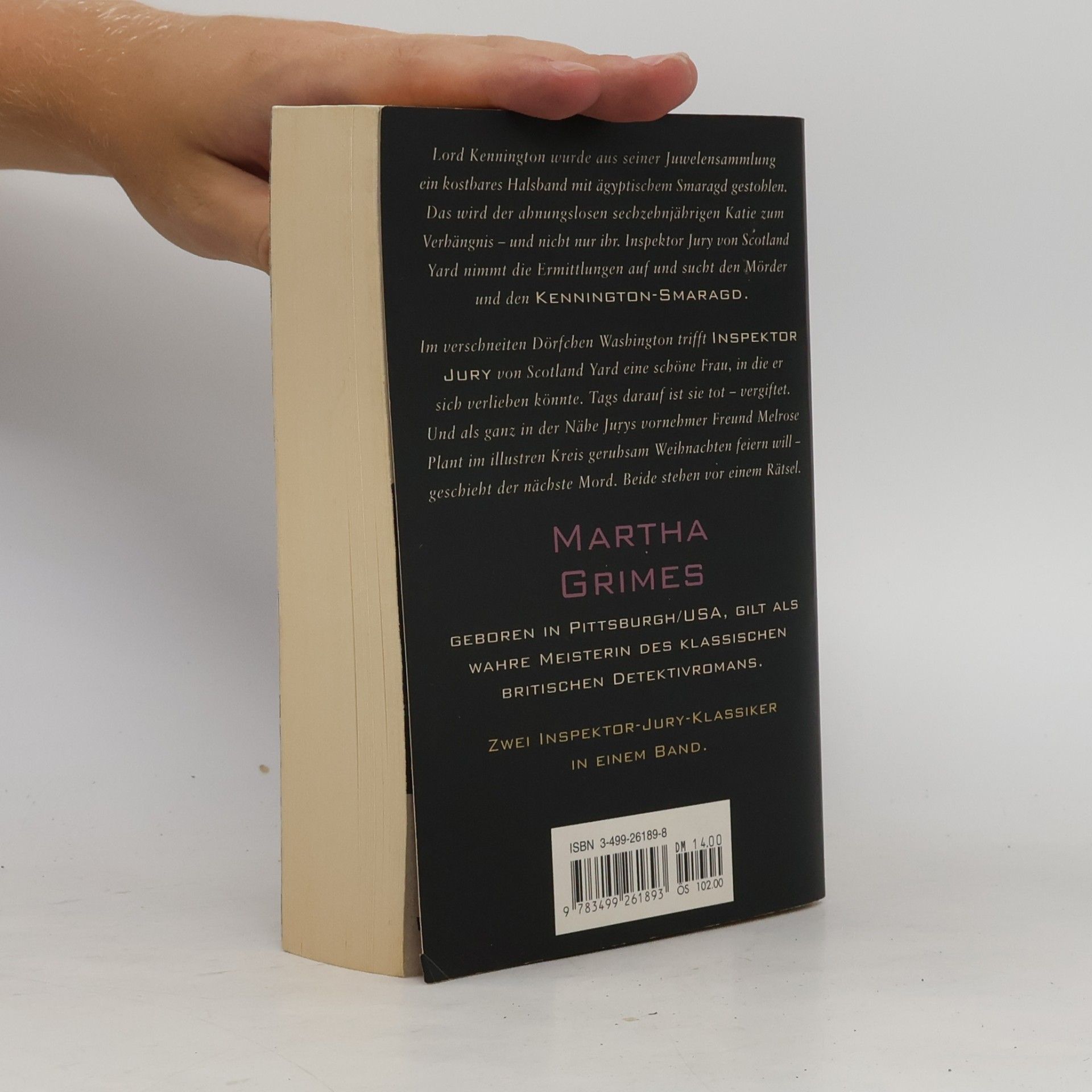 Martha Grimesová Inspektor Jury sucht den Kennington-Smaragd