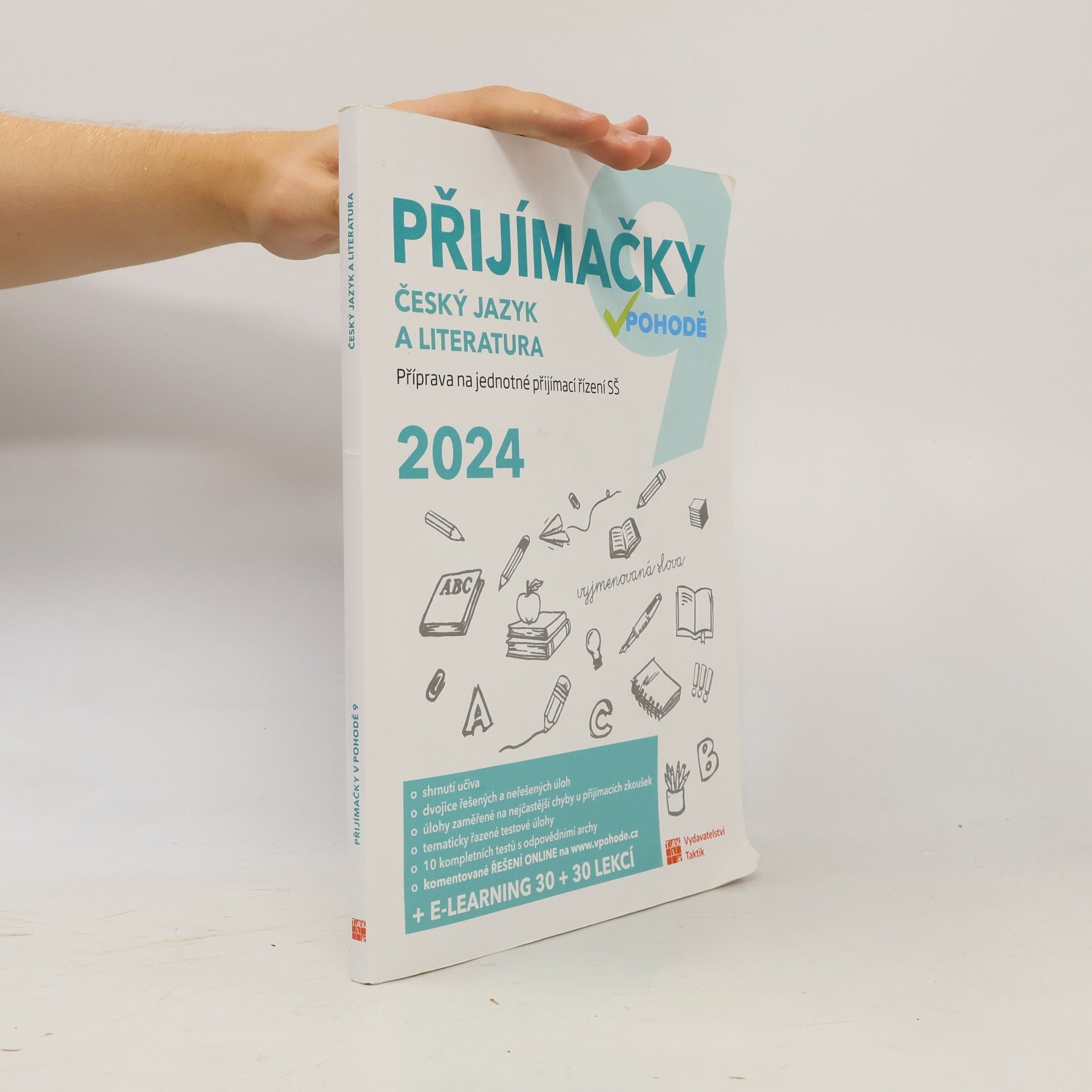 Various authors Přijímačky v pohodě: příprava na jednotné přijímací řízení SŠ 2024. Český jazyk a literatura
