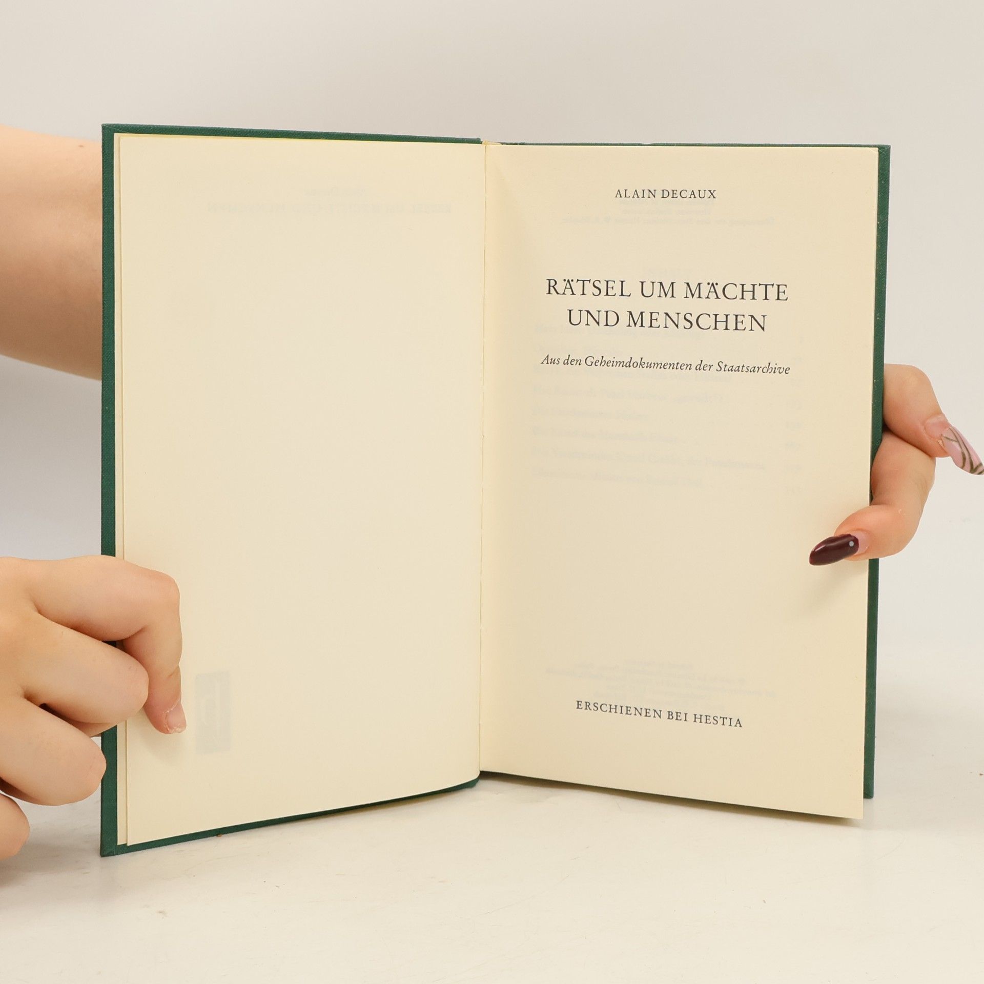 Alain Decaux Rätsel um Mächte und Menschen
