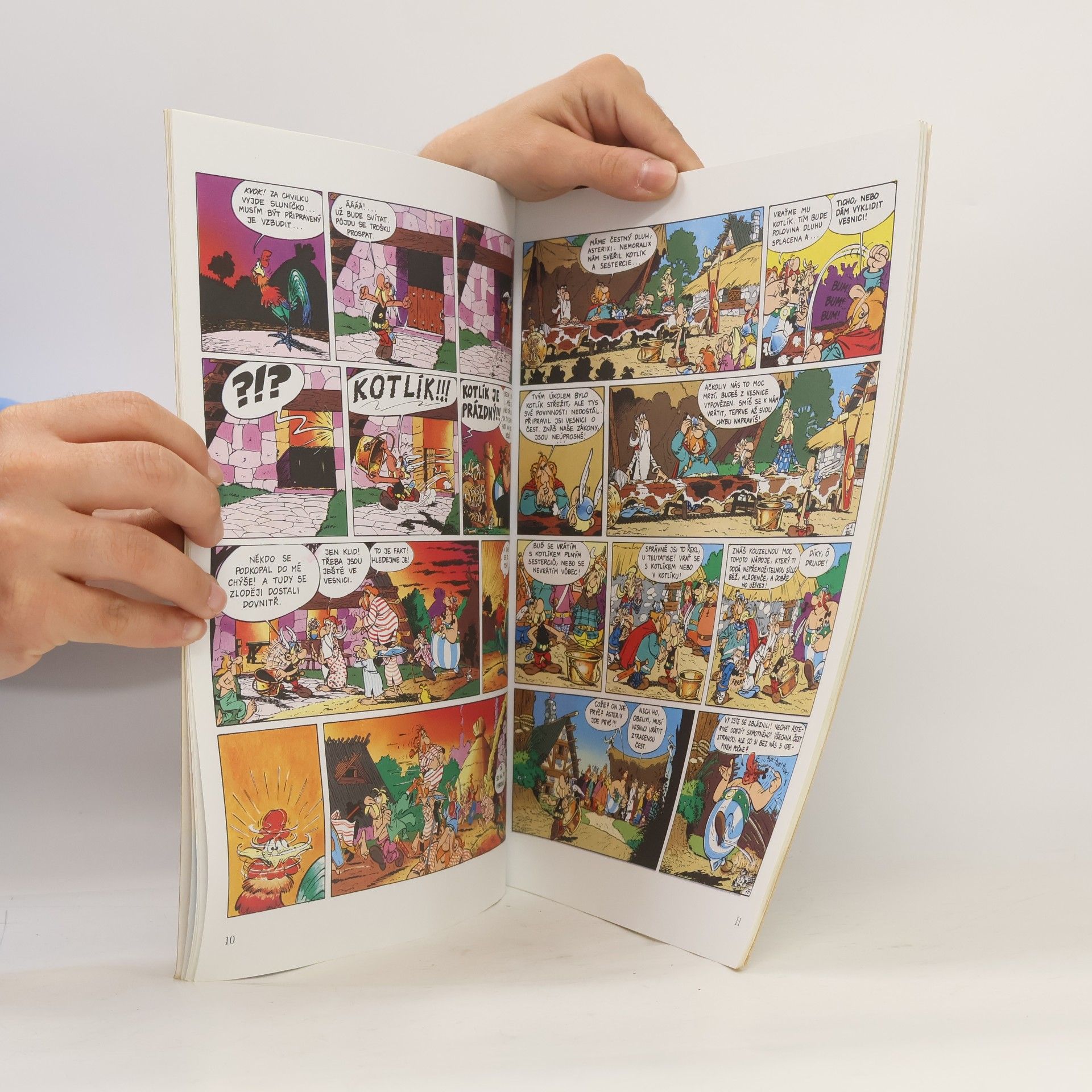 René Goscinny Asterix a kotlík