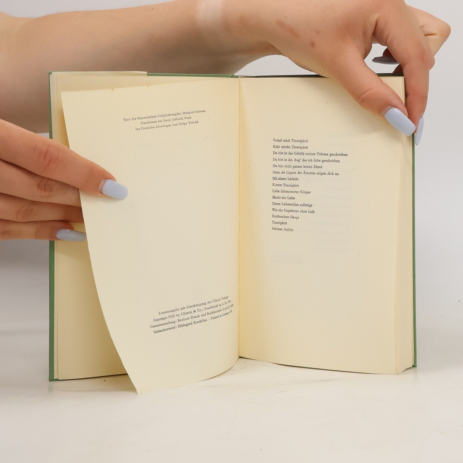 Françoise Sagan Bonjour Tristesse