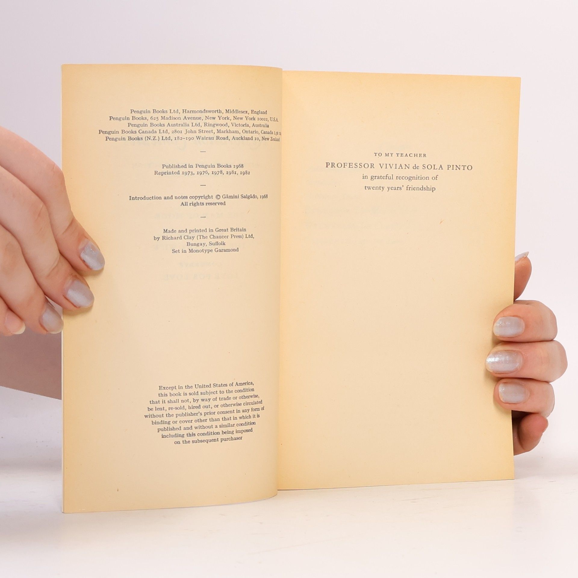 George Etherege The Penguin English Library: Three Restoration Comedies