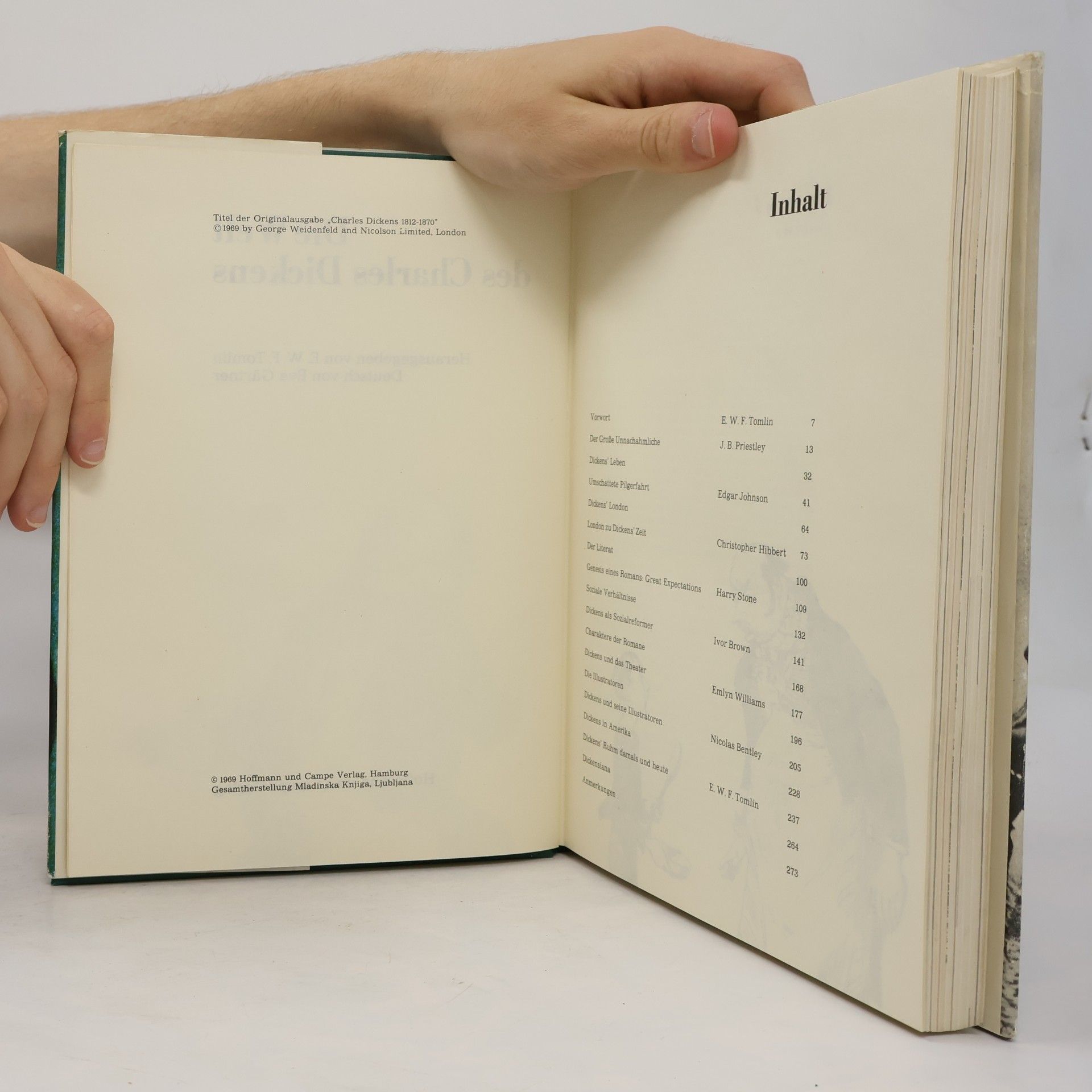 E. W. F. Tomlin Die Welt des Charles Dickens
