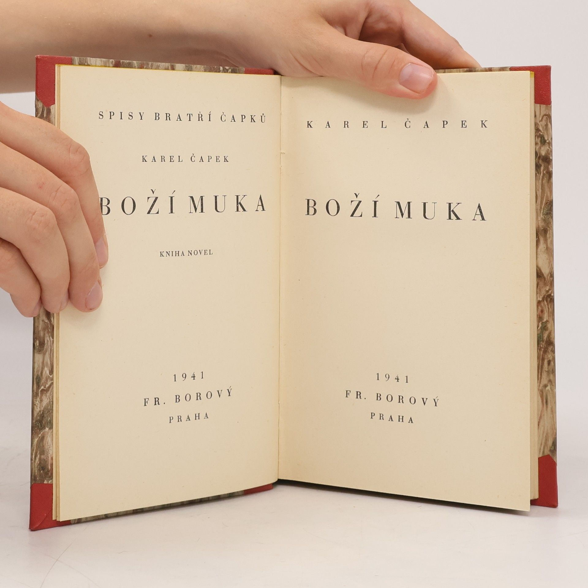 Karel Čapek Boží muka