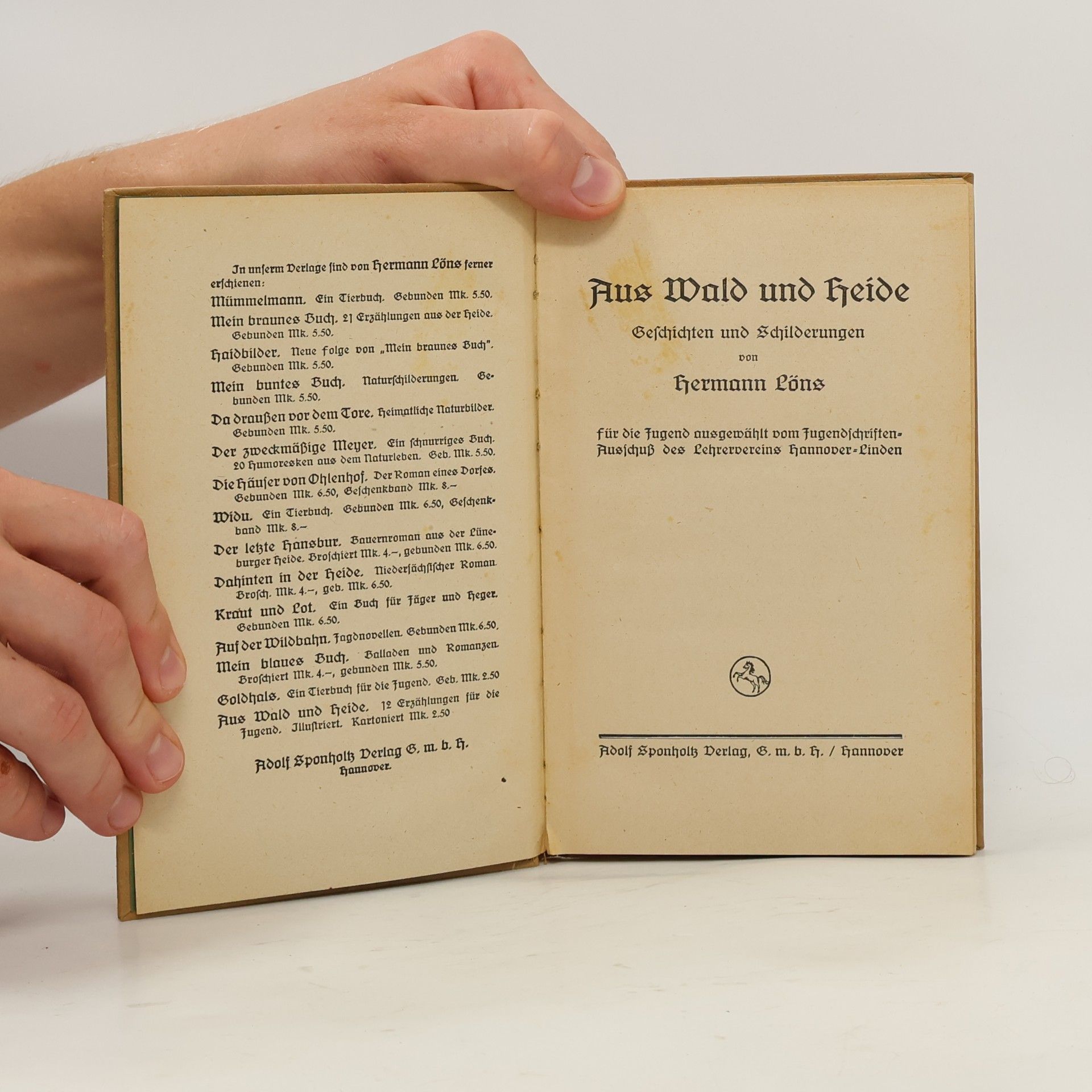 Hermann Löns Aus Wald und Heide