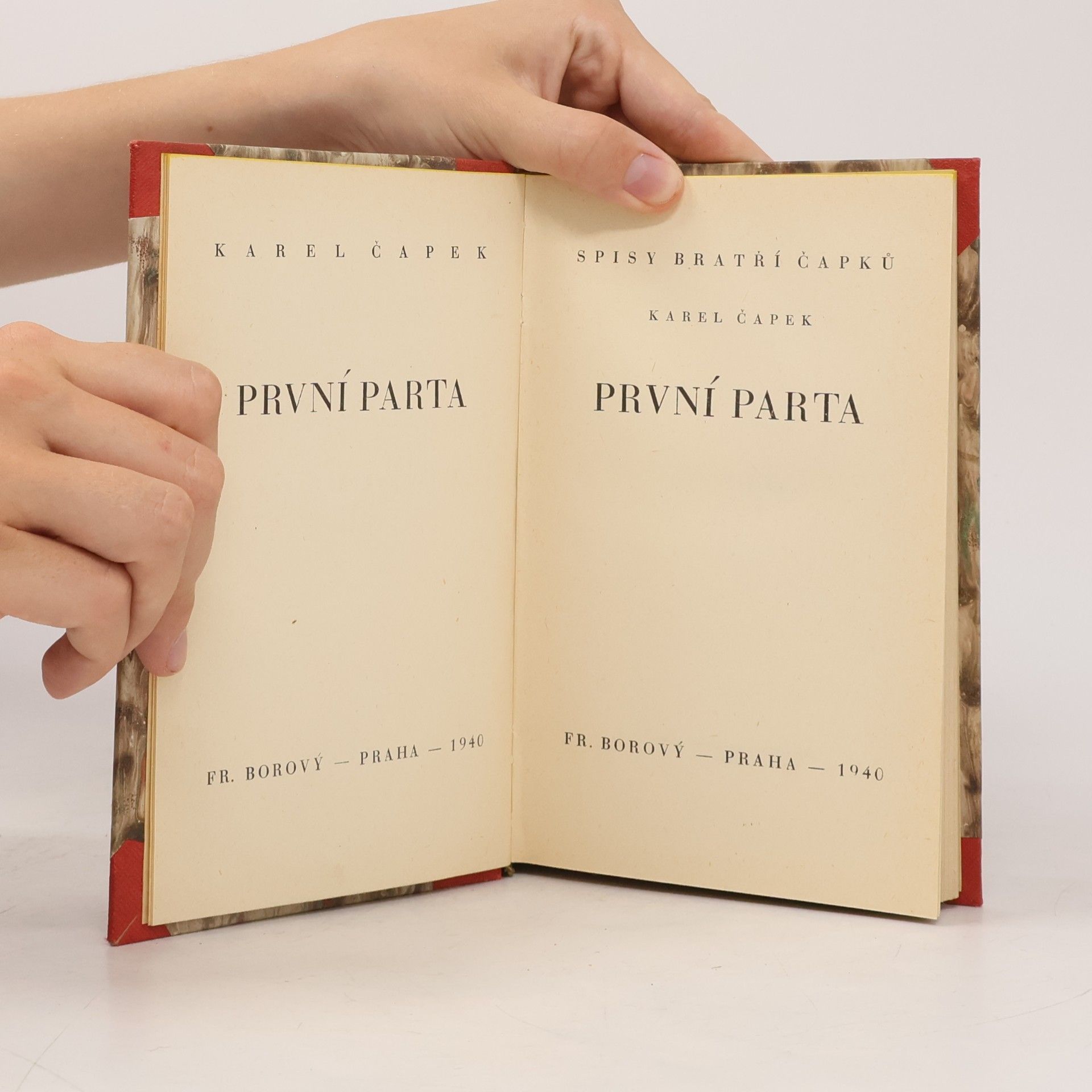 Karel Čapek První parta