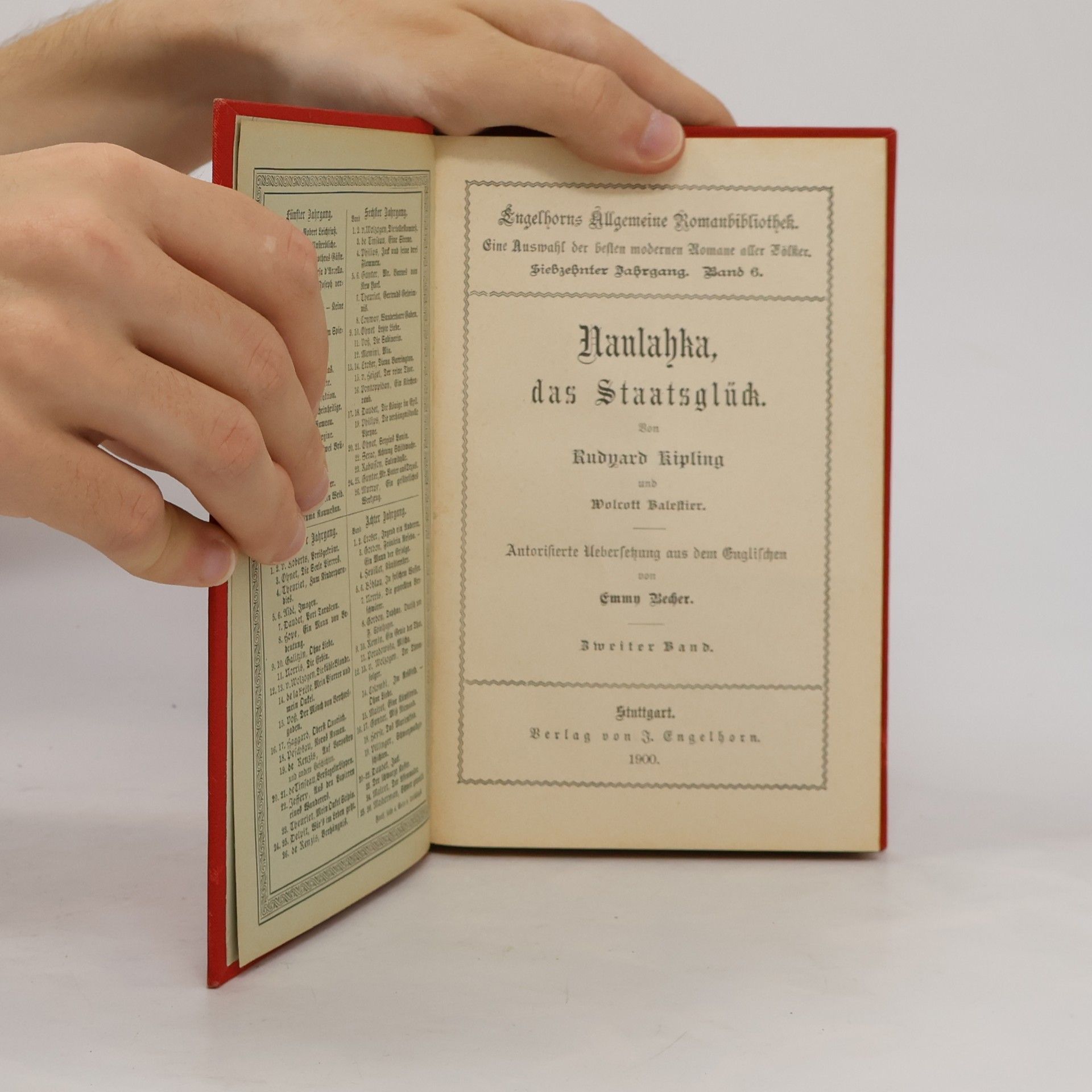 Rudyard Kipling Naulahka, das Staatsglück