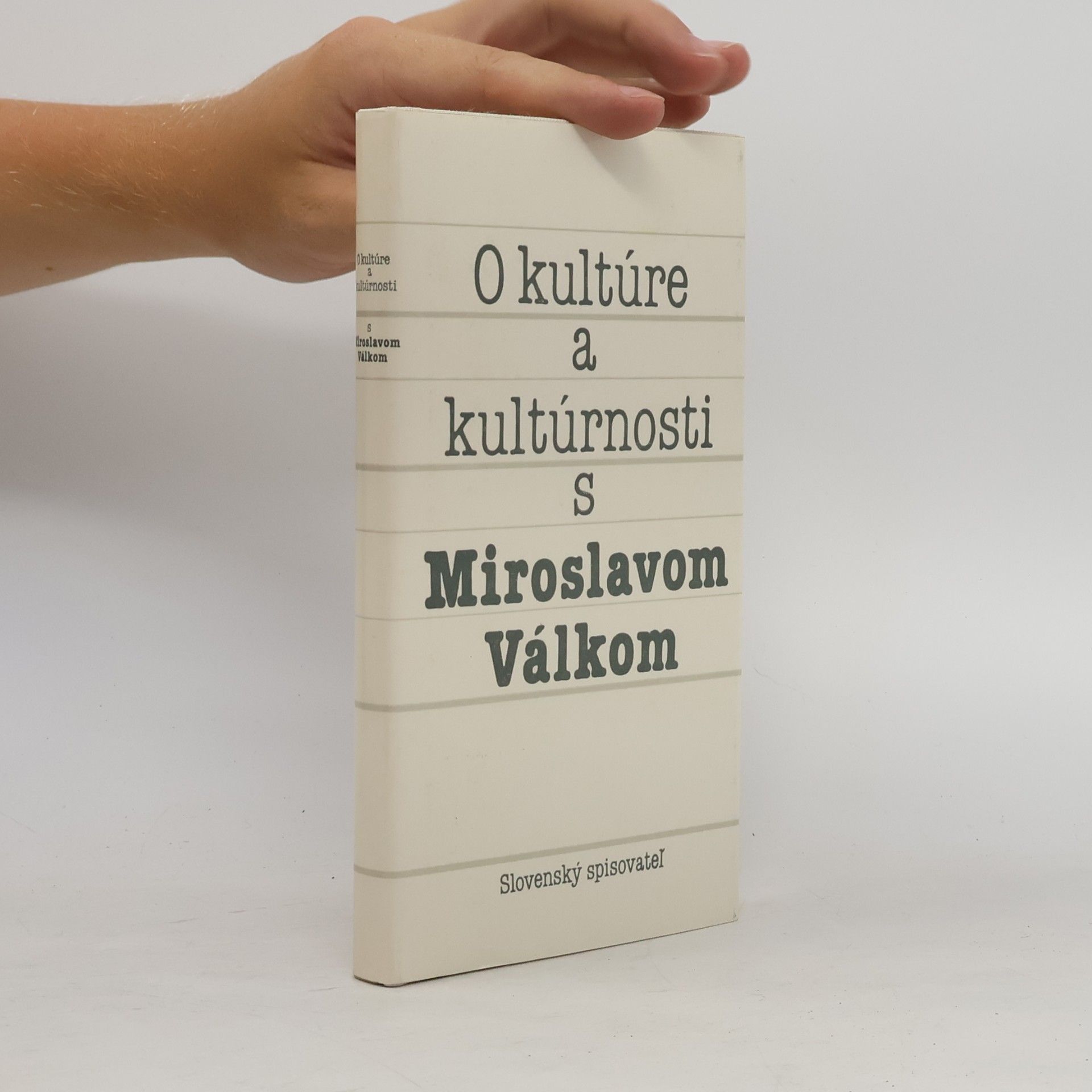Emil Holečka O kultúre a kultúrnosti s Miroslavom Válkom