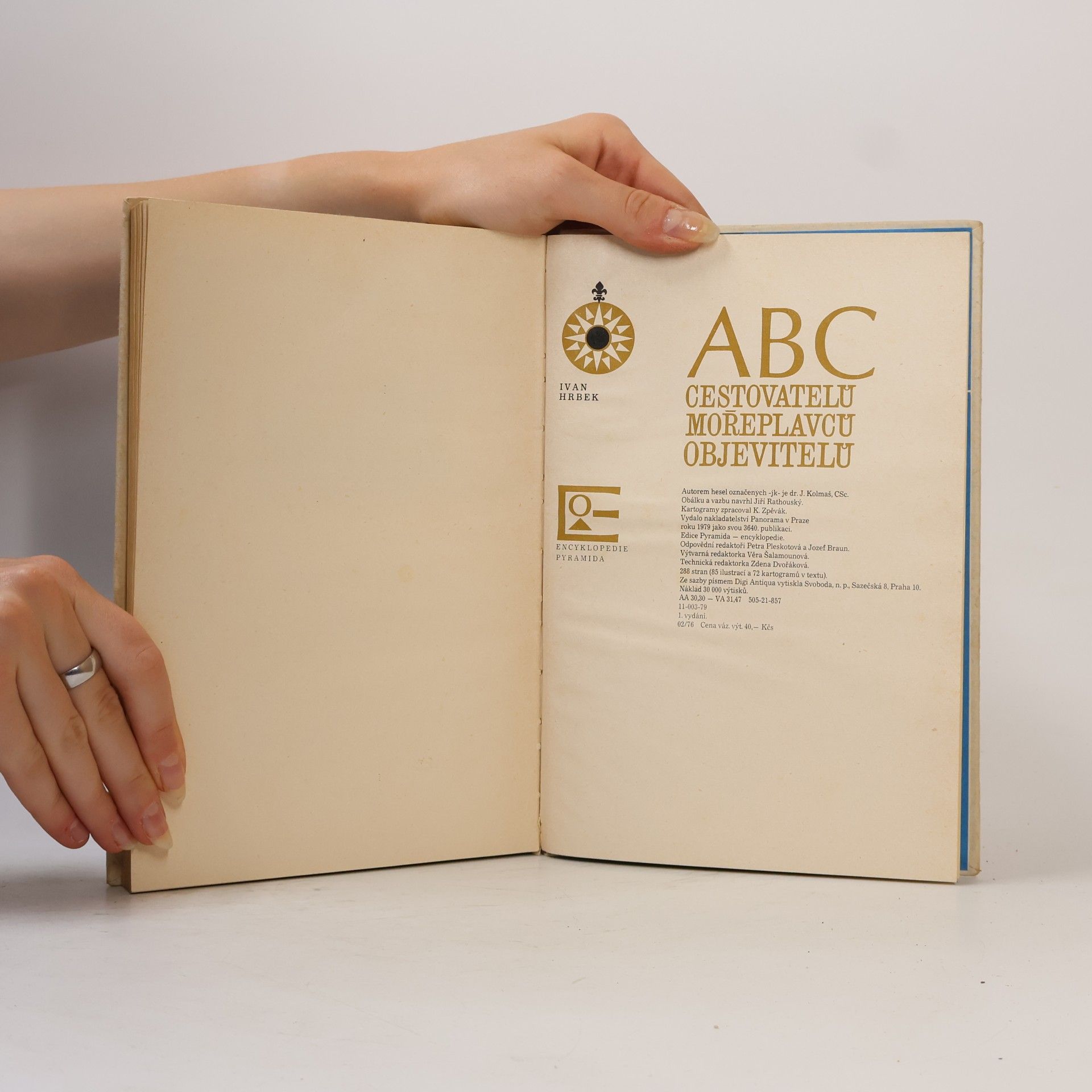 Ivan Hrbek ABC cestovatelů, mořeplavců, objevitelů